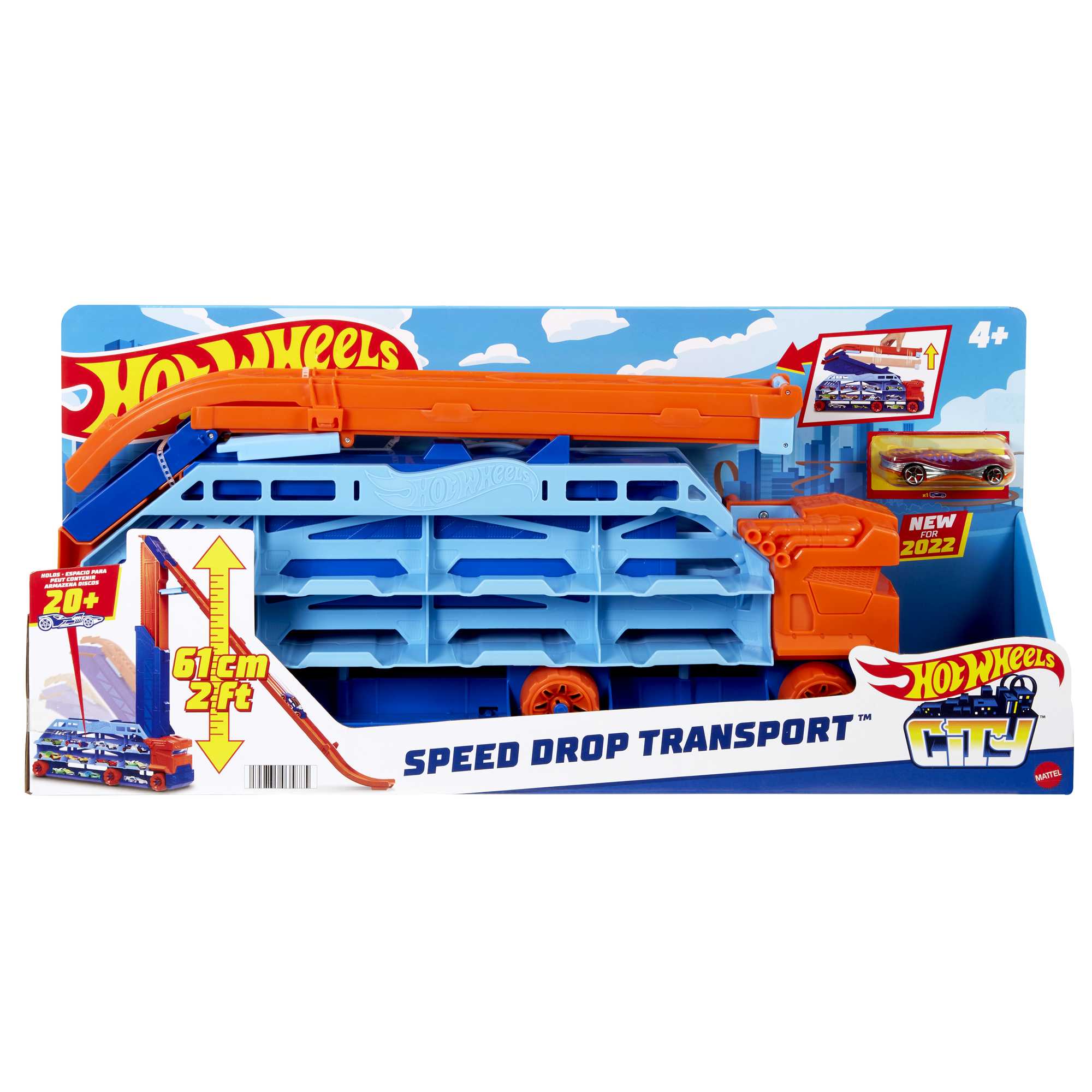 Hot Wheels City Brinquedo Queda Rápida