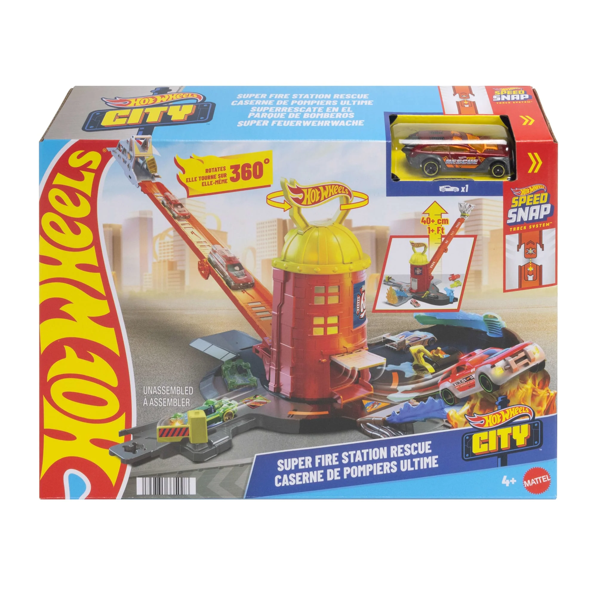 Hot Wheels City Caserne de Pompiers Ultime - Image 6