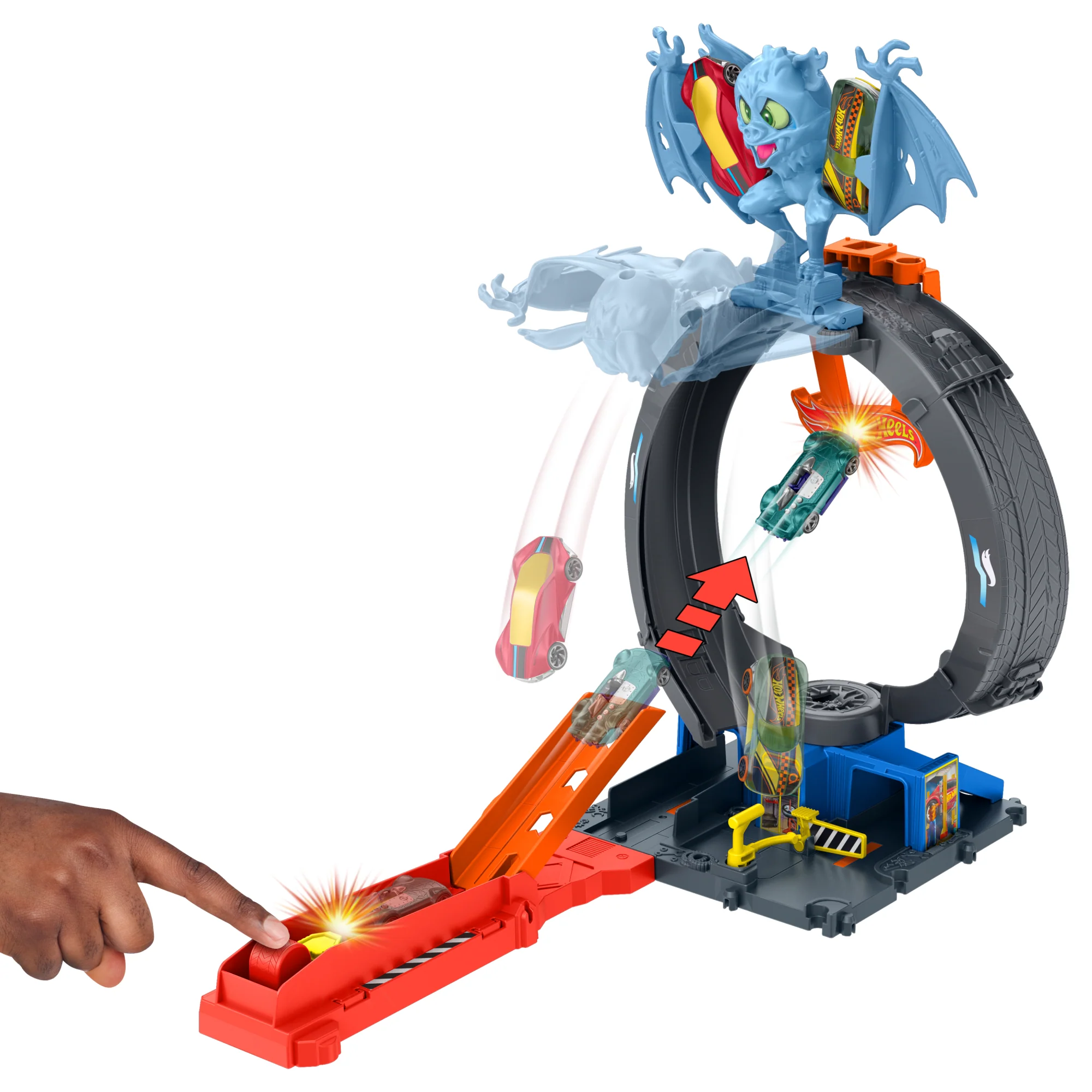 Hot Wheels City Pista de Brinquedo Ataque do Morcego - Image 3