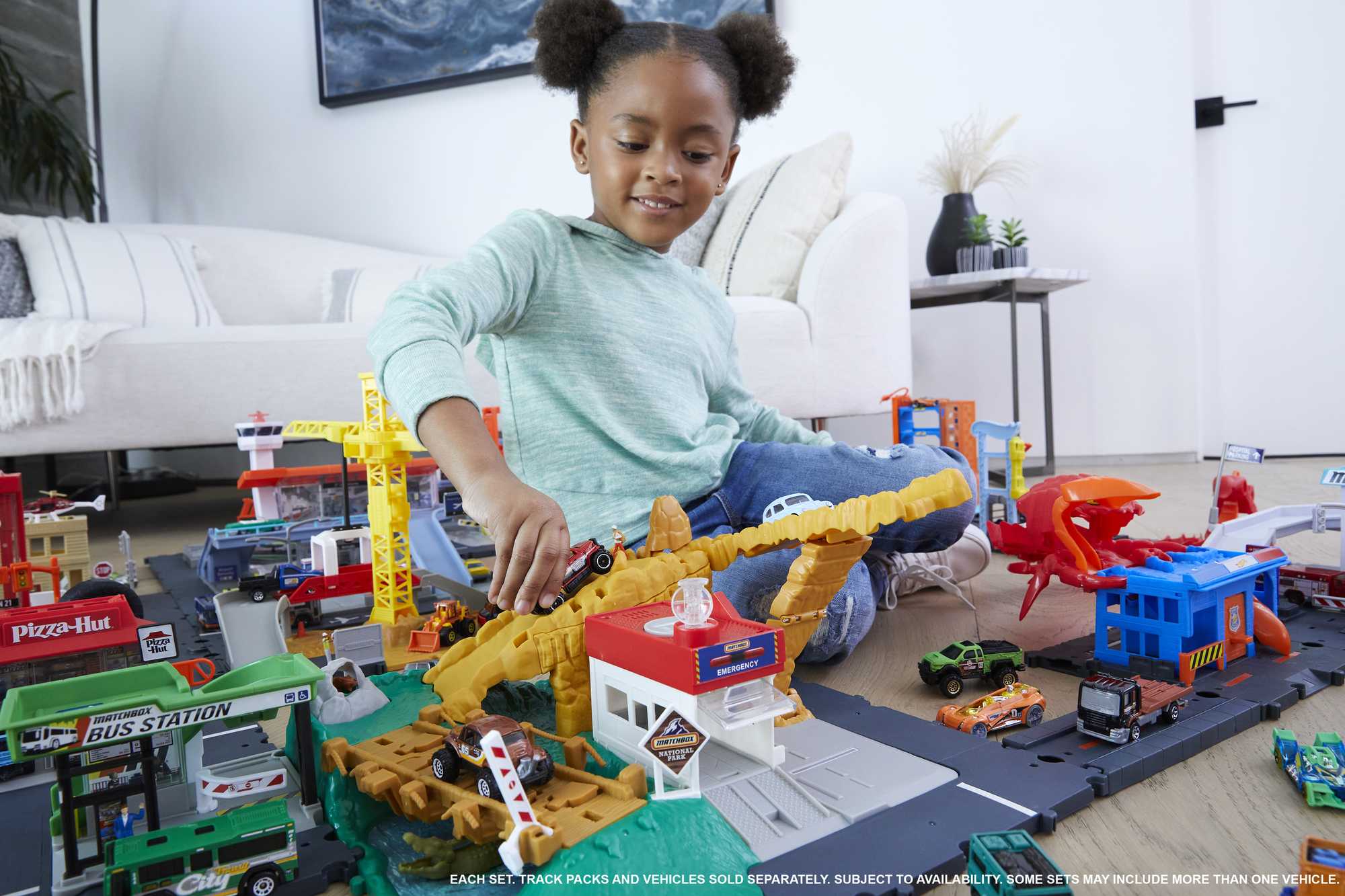 Hot Wheels City Pista de Brinquedo Garage Altura Dupla - Image 2