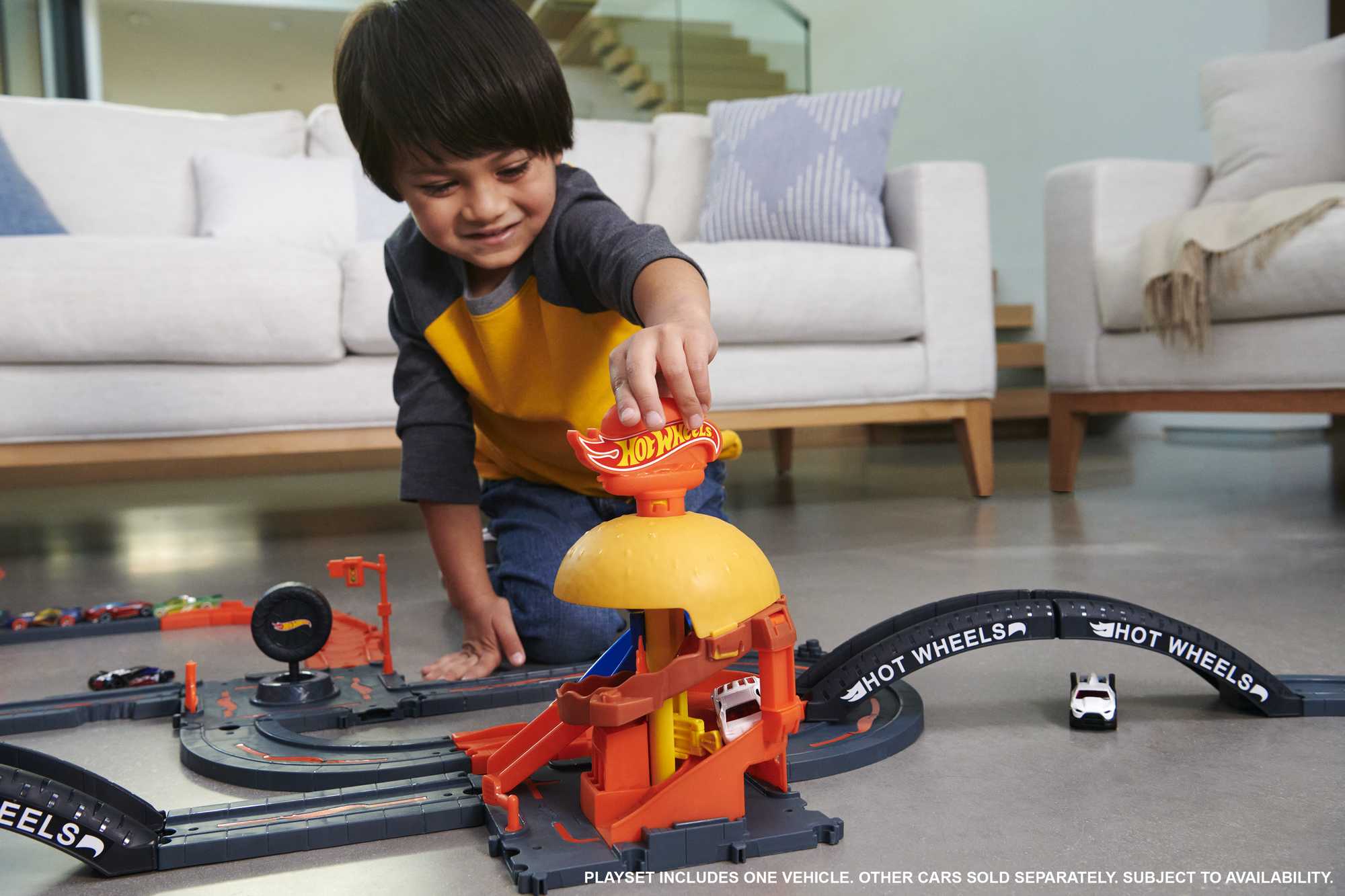 Hot Wheels City Pista de Brinquedo Hamburgueria - Image 2