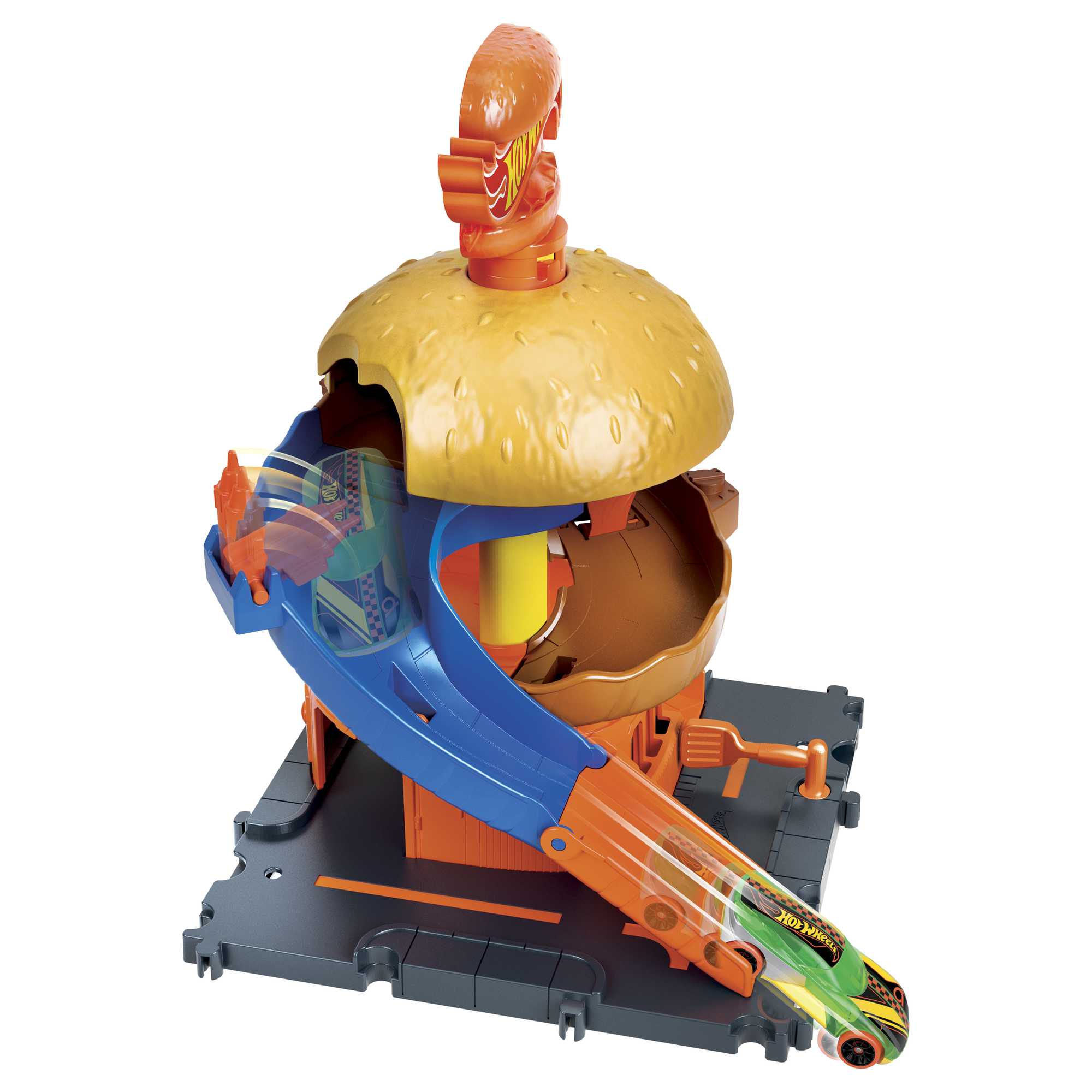 Hot Wheels City Pista de Brinquedo Hamburgueria - Image 4