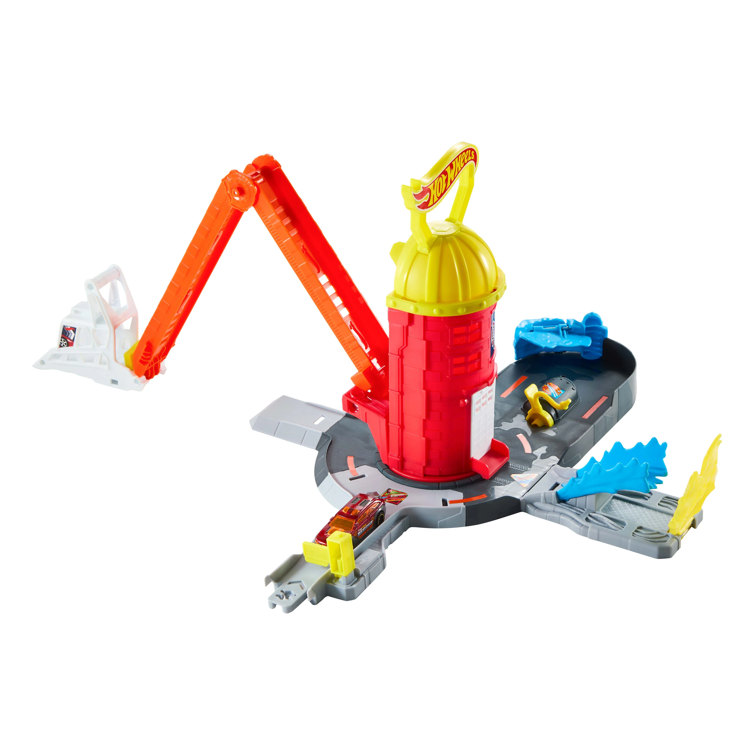Hot Wheels City Pista de Brinquedo Super pista Corpo de Bombeiros - Image 2