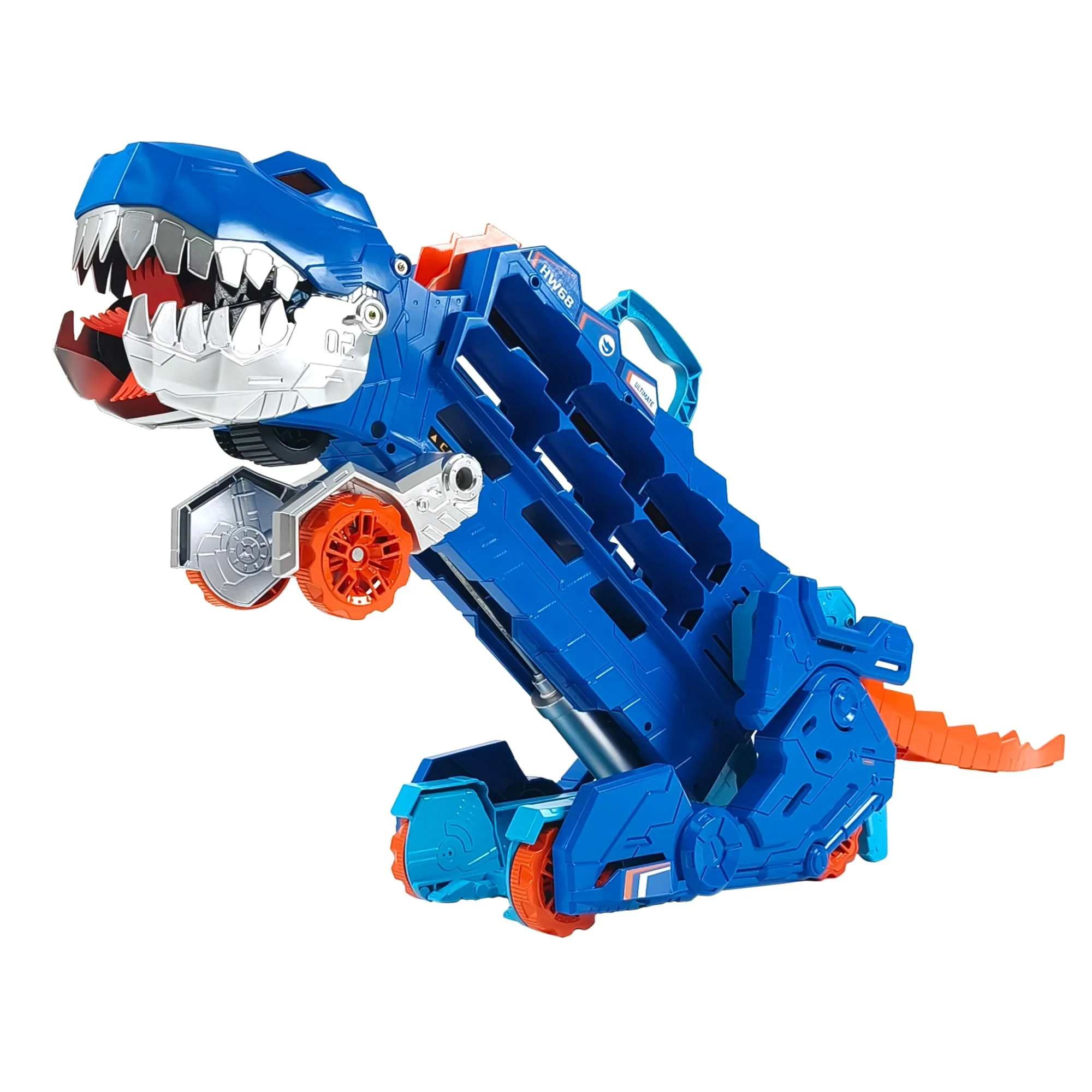 Hot Wheels City Pista de Juguete Súper Remolque de T-Rex