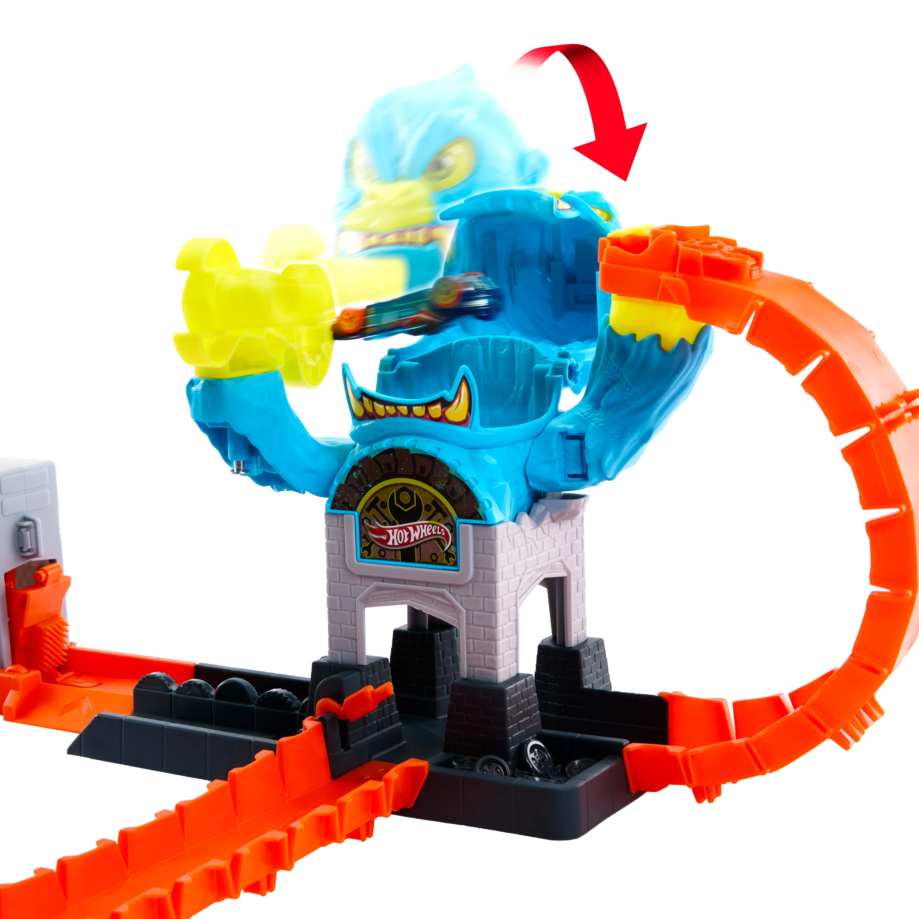 Hot Wheels City Pista de Juguete taller del gorila - Image 3