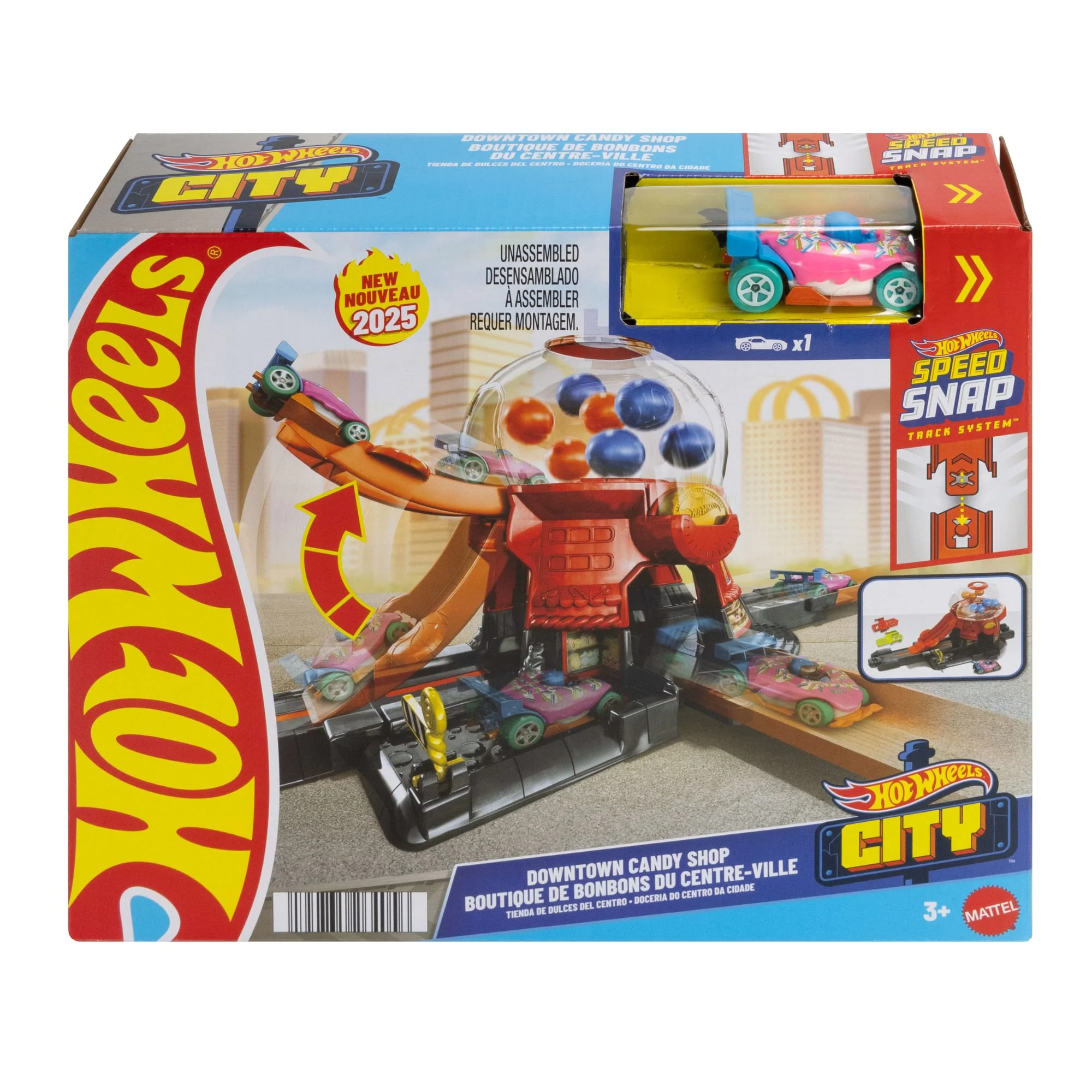 Hot Wheels City Pista de Juguete Tienda de Dulces - Image 6