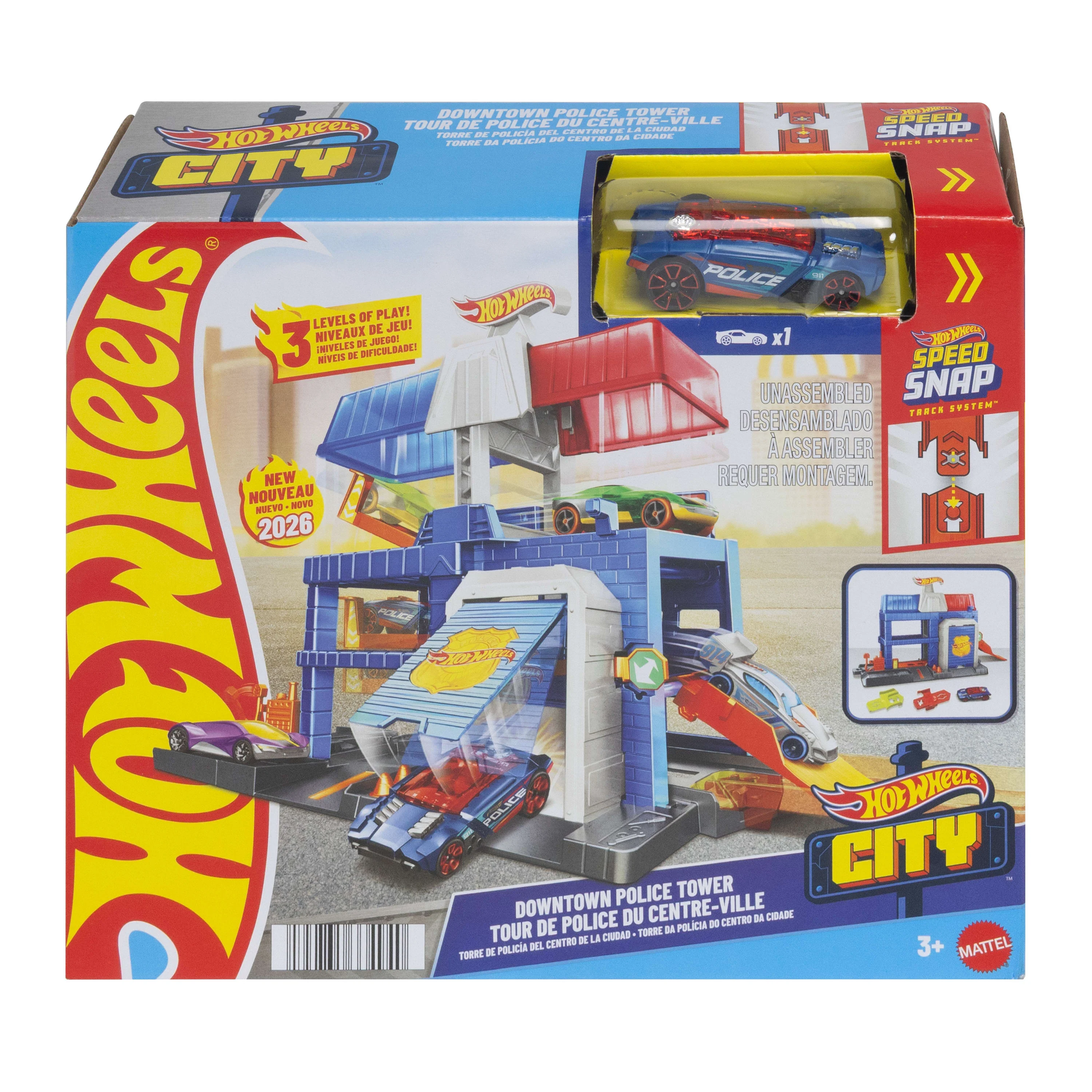 Hot Wheels City Pista de Juguete torre de policĂa - Image 5