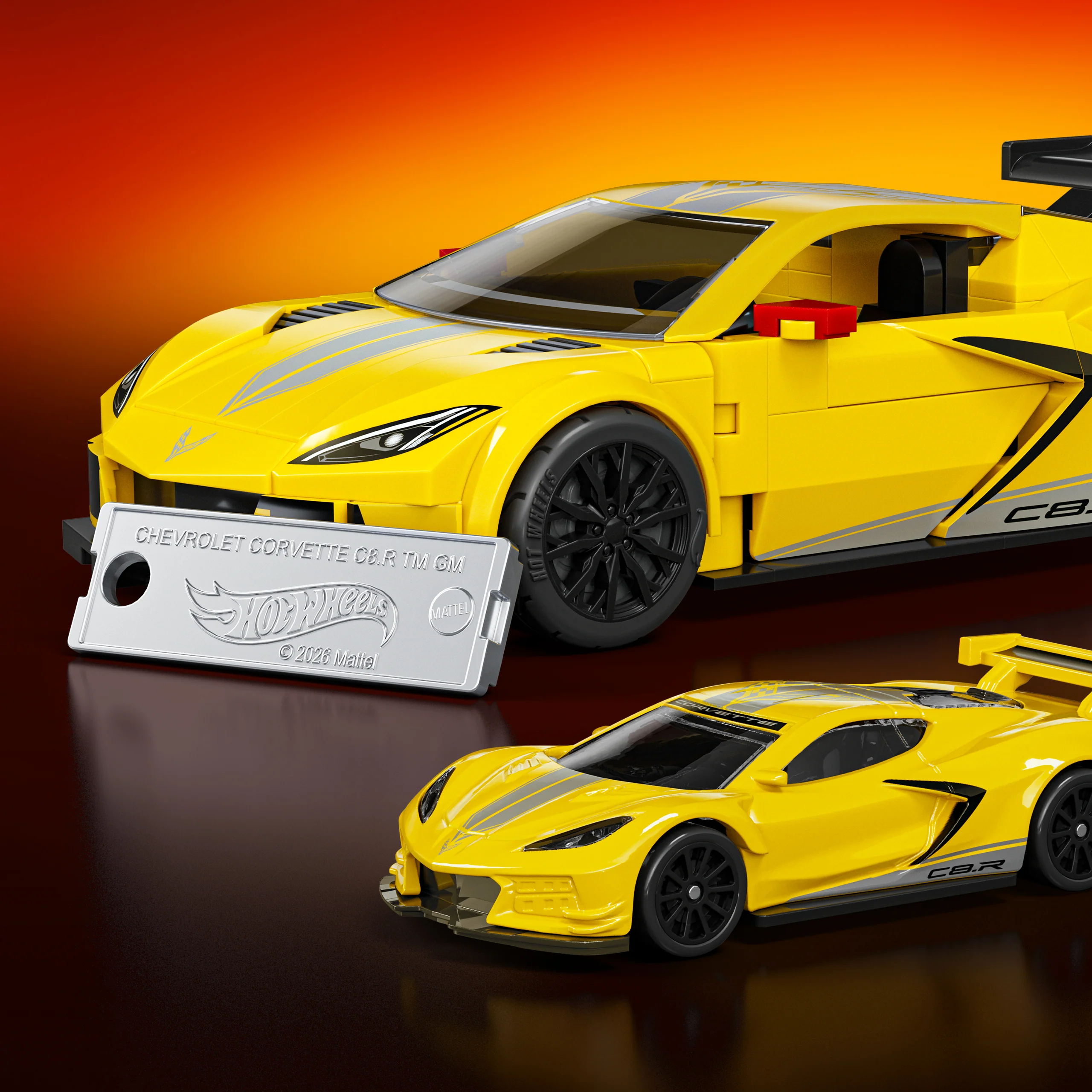 Hot Wheels-Coffret de Construction Corvette C8.R de 2020 - Image 5