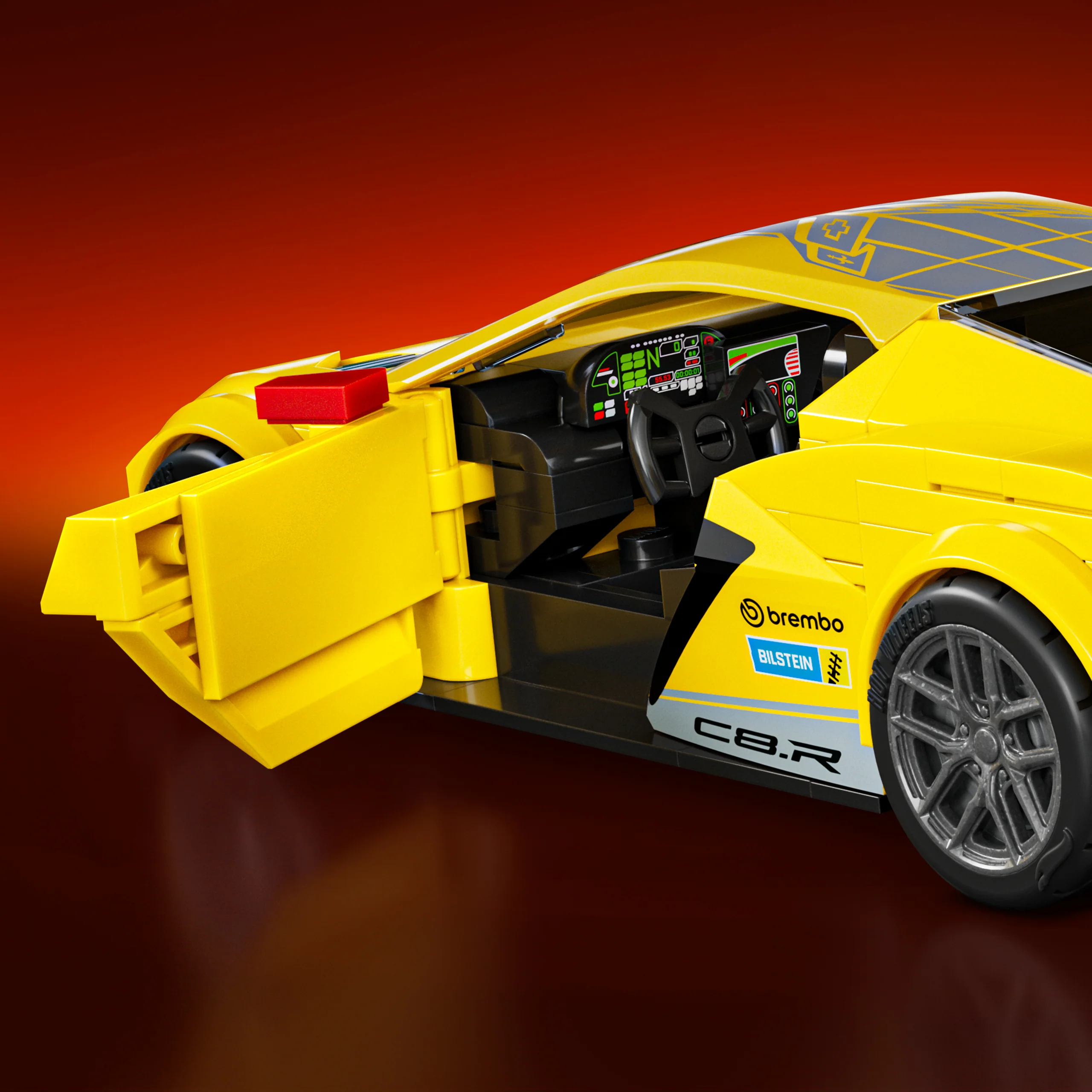 Hot Wheels-Coffret de Construction Corvette C8.R de 2020 - Image 6