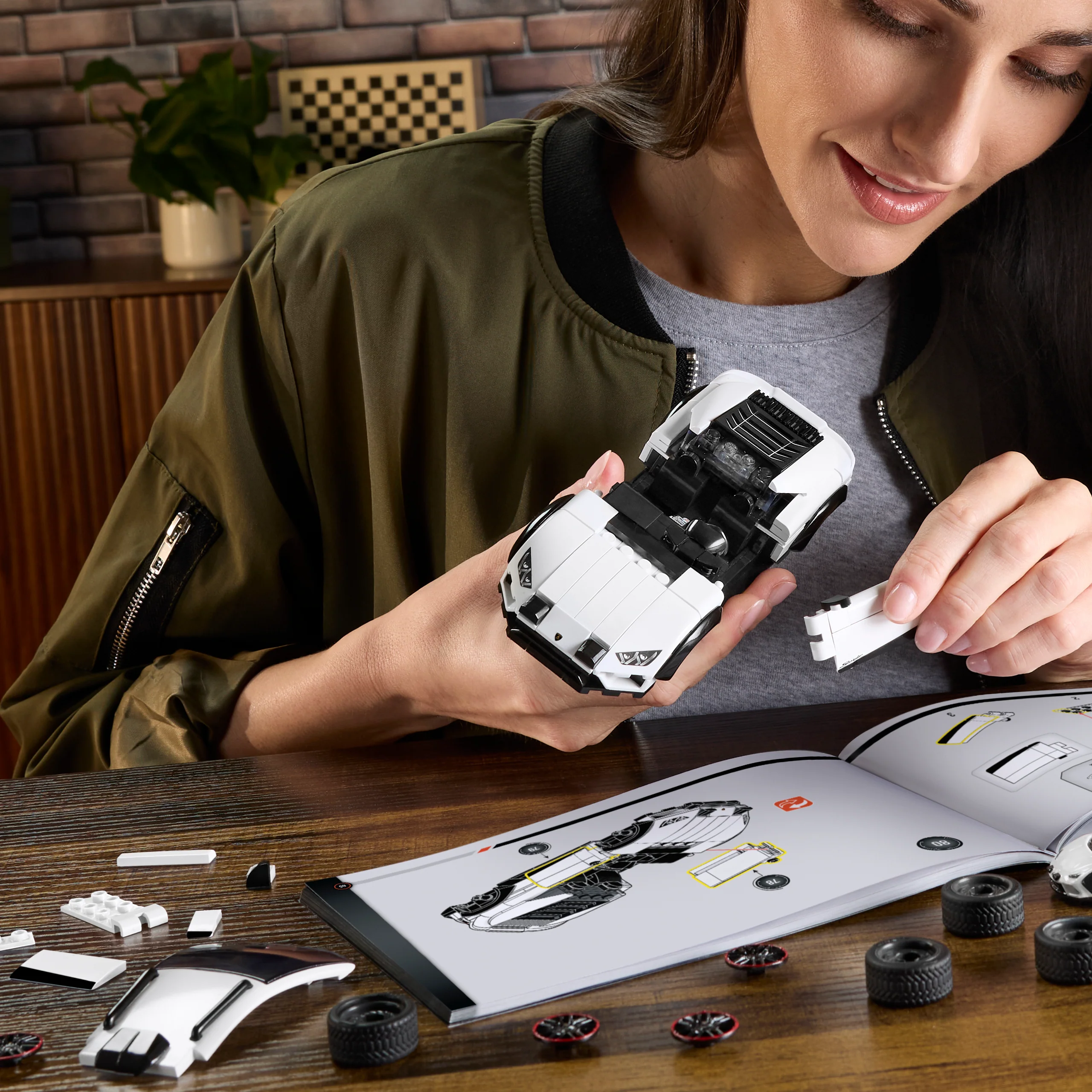 Hot Wheels-Coffret de Construction Lamborghini Huracán Sterrato - Image 2
