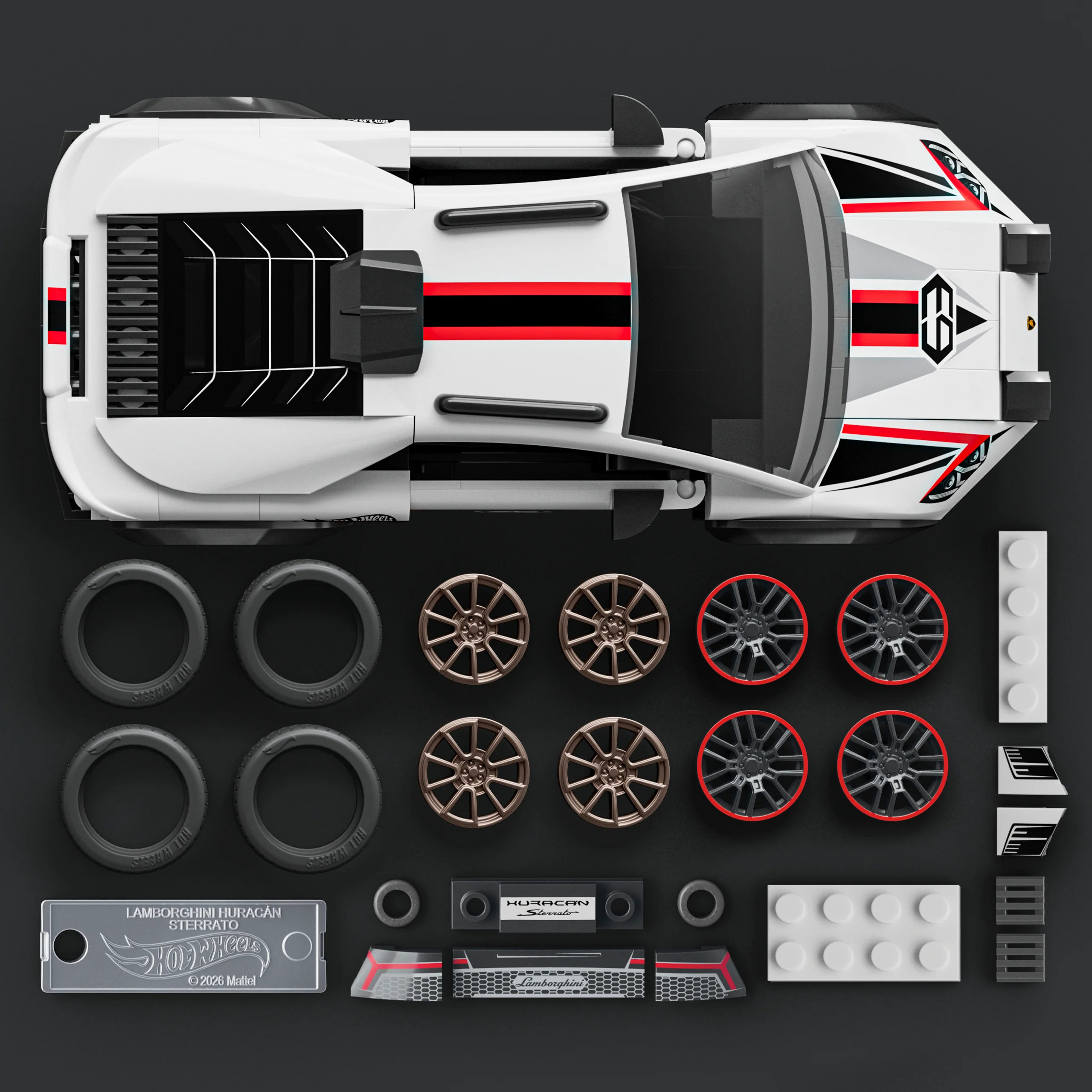 Hot Wheels-Coffret de Construction Lamborghini Huracán Sterrato - Image 4