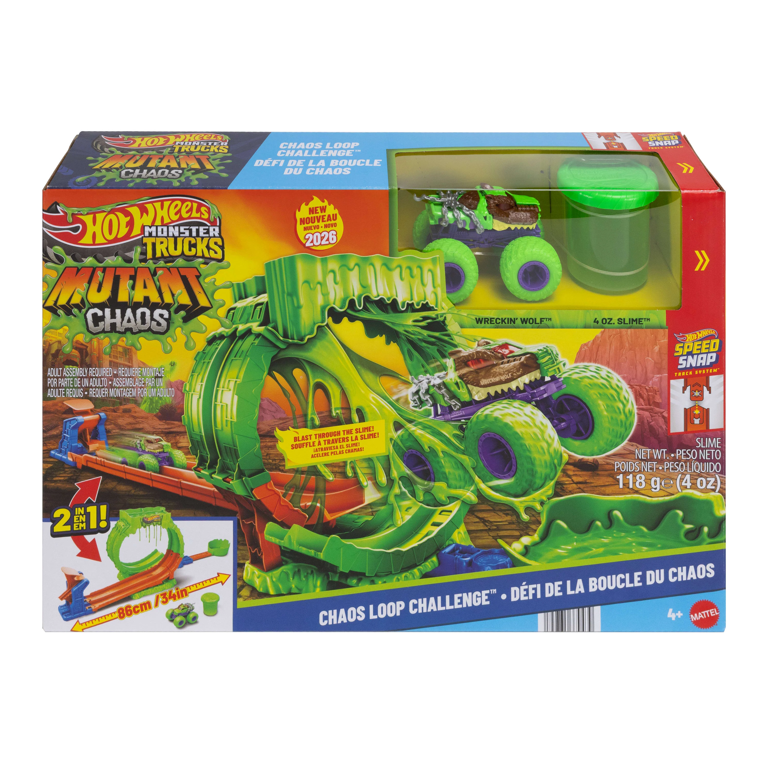 Hot Wheels Coffret Monster Trucks Défi Looping - Image 6