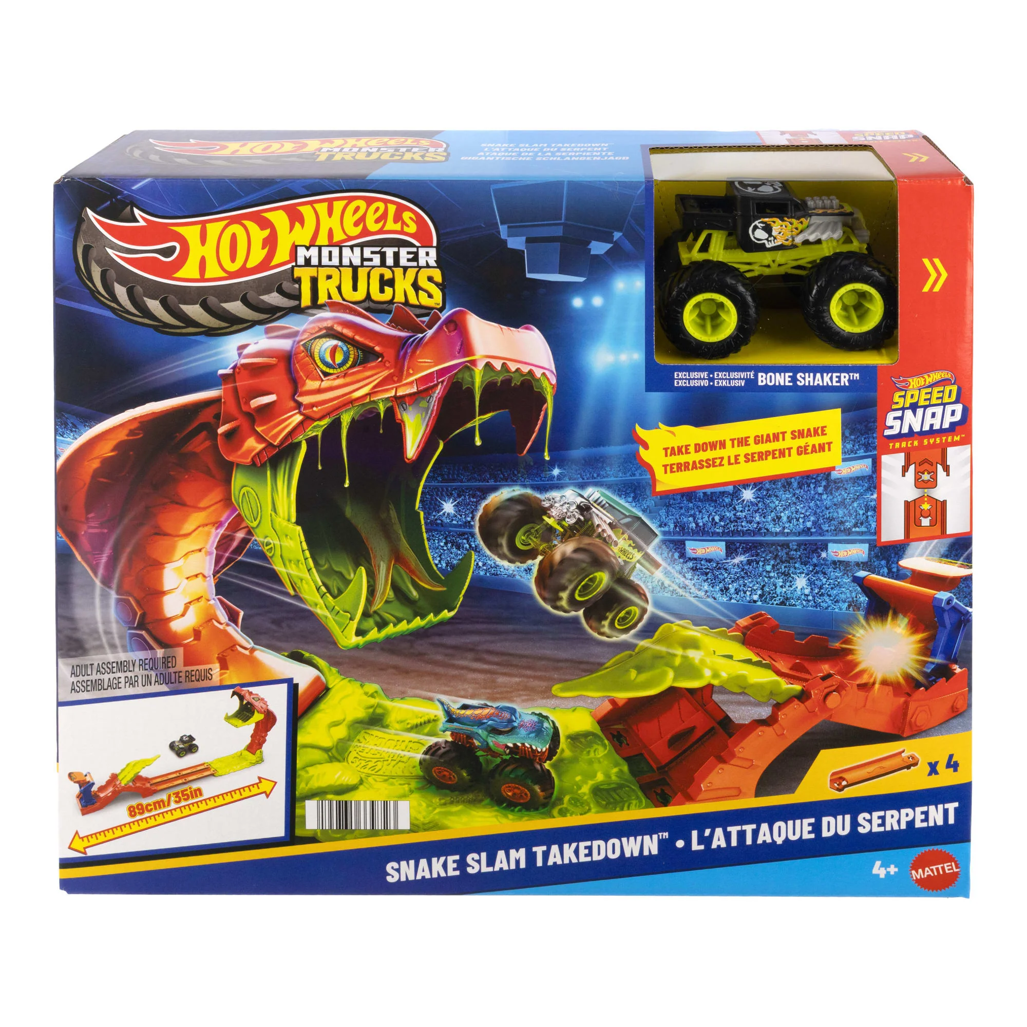 Hot Wheels Coffret Monster Trucks L’Attaque du Serpent - Image 6