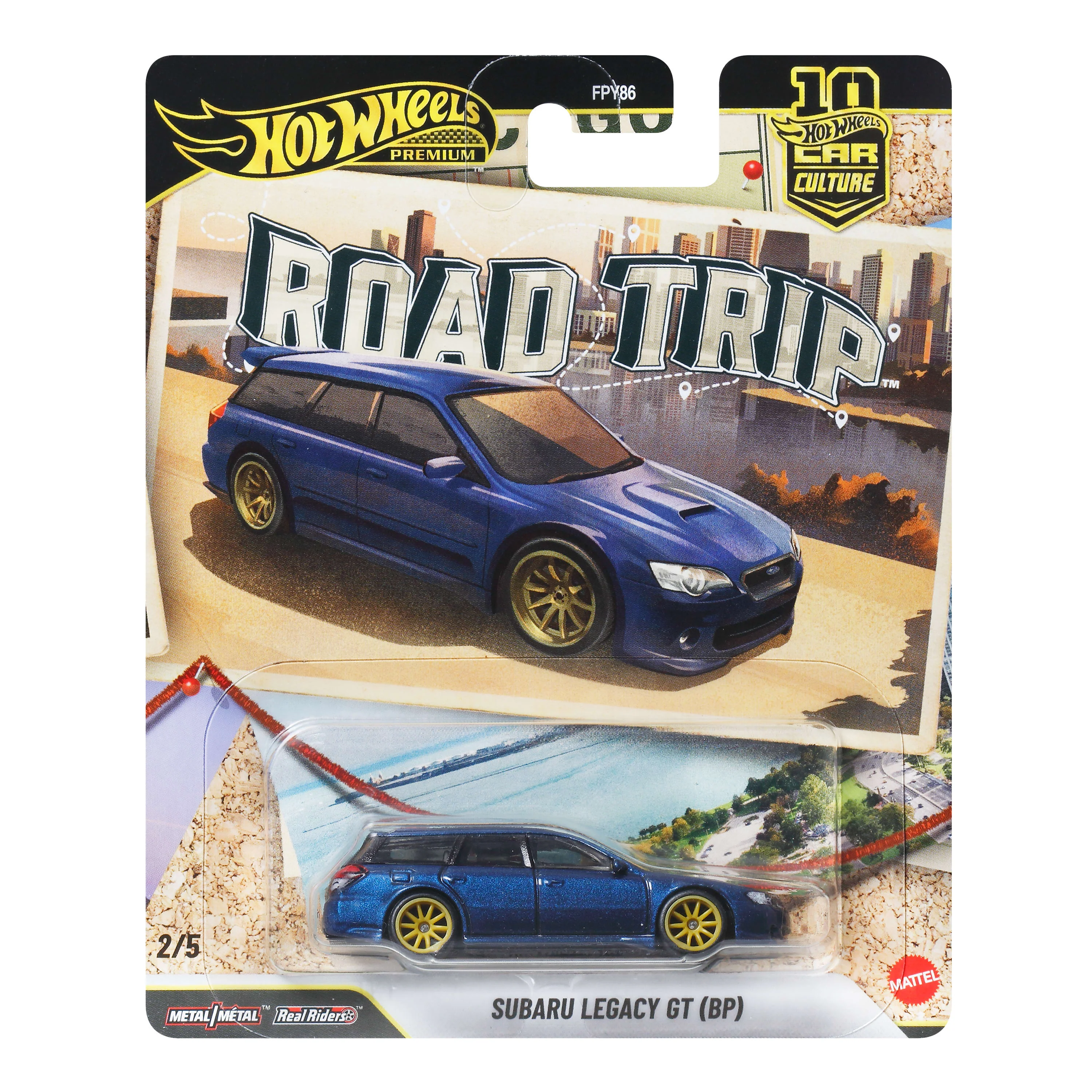 Hot Wheels Collector Vehículo de Colección Auto Cultura Automotriz Subaru Legacy Wagon S402