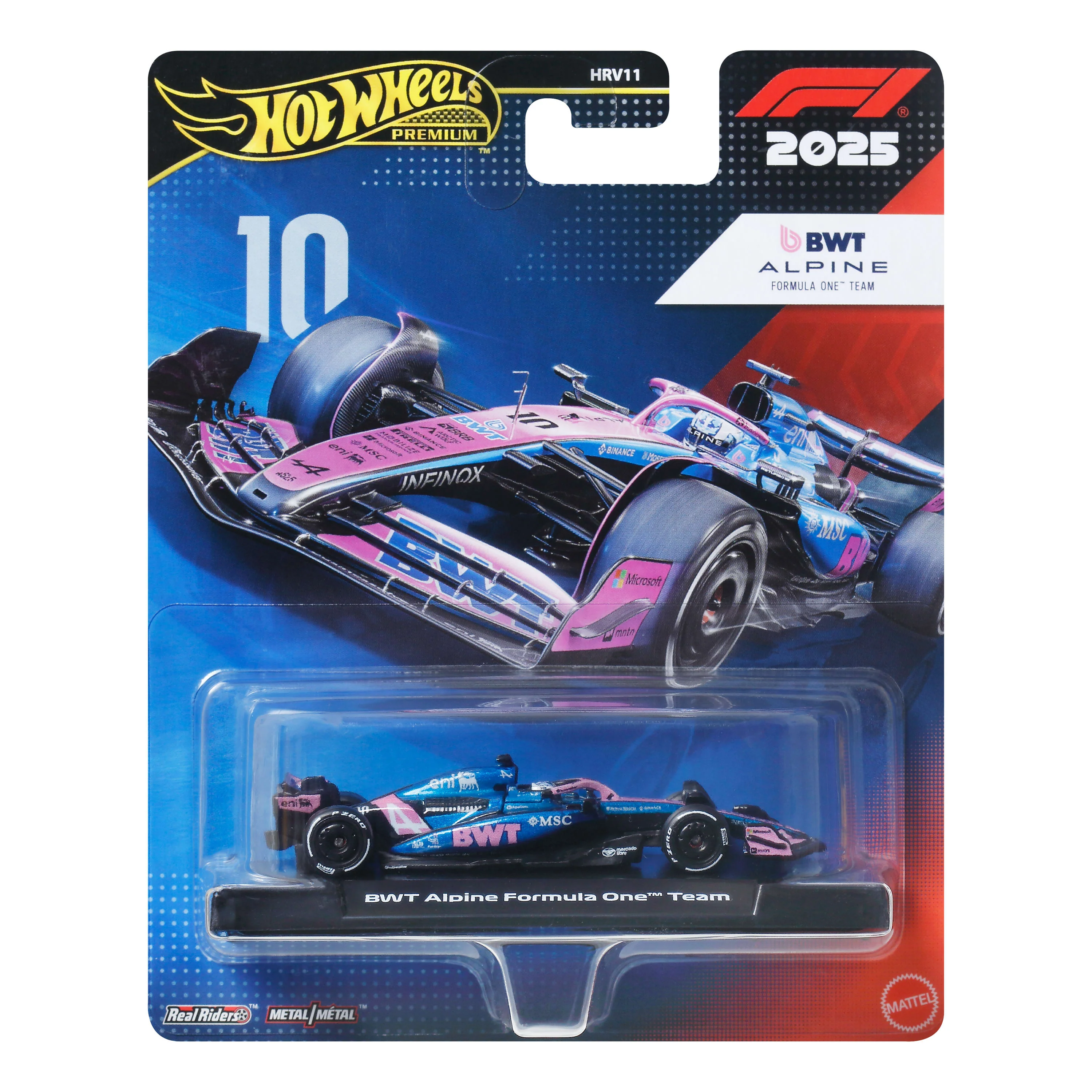 Hot Wheels Collector Vehículo de Colección Equipo BWT Alpine Formula 1 Pierre Gasly - Image 6