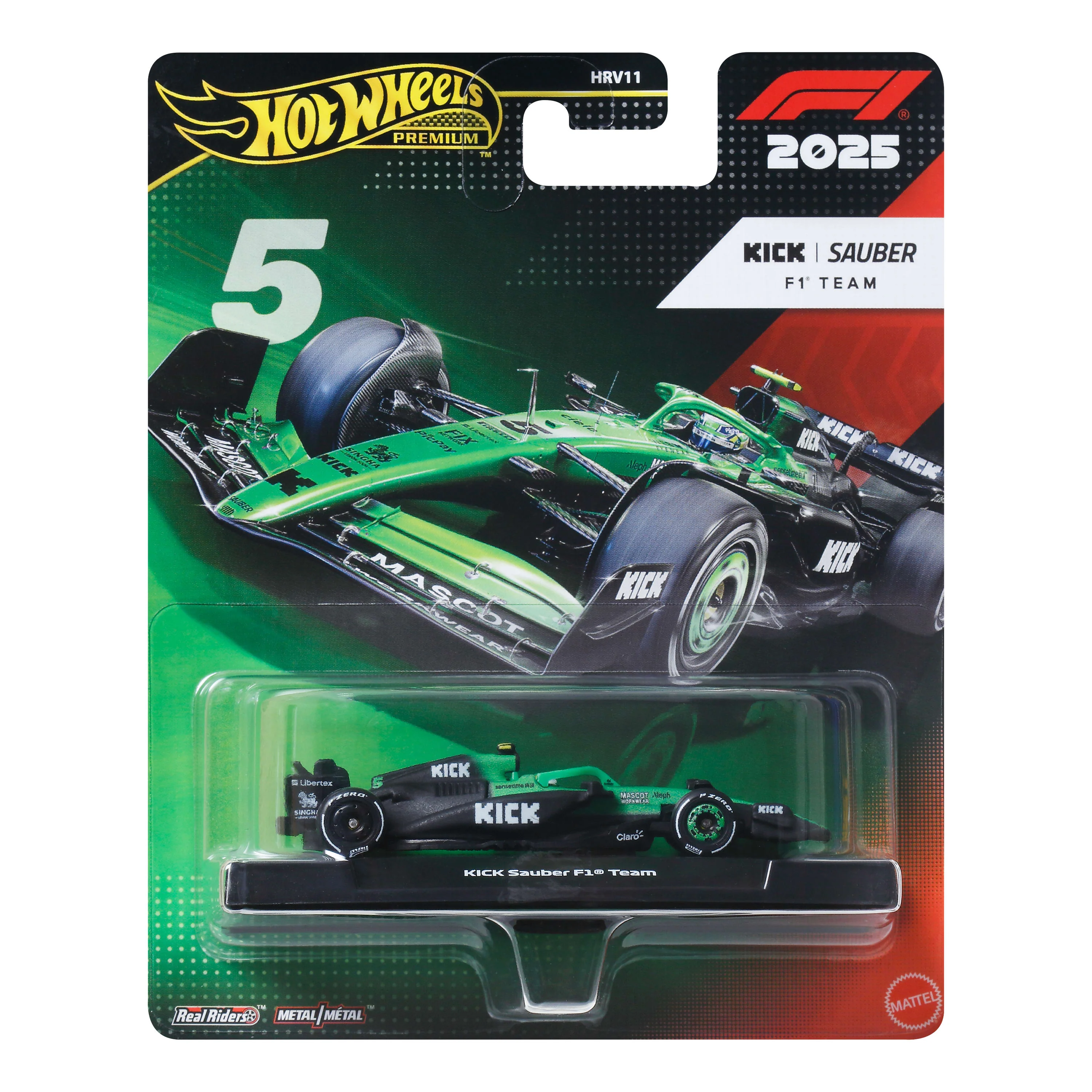 Hot Wheels Collector Vehículo de Colección Equipo KICK Sauber Formula 1 Gabriel Bortoleto - Image 6