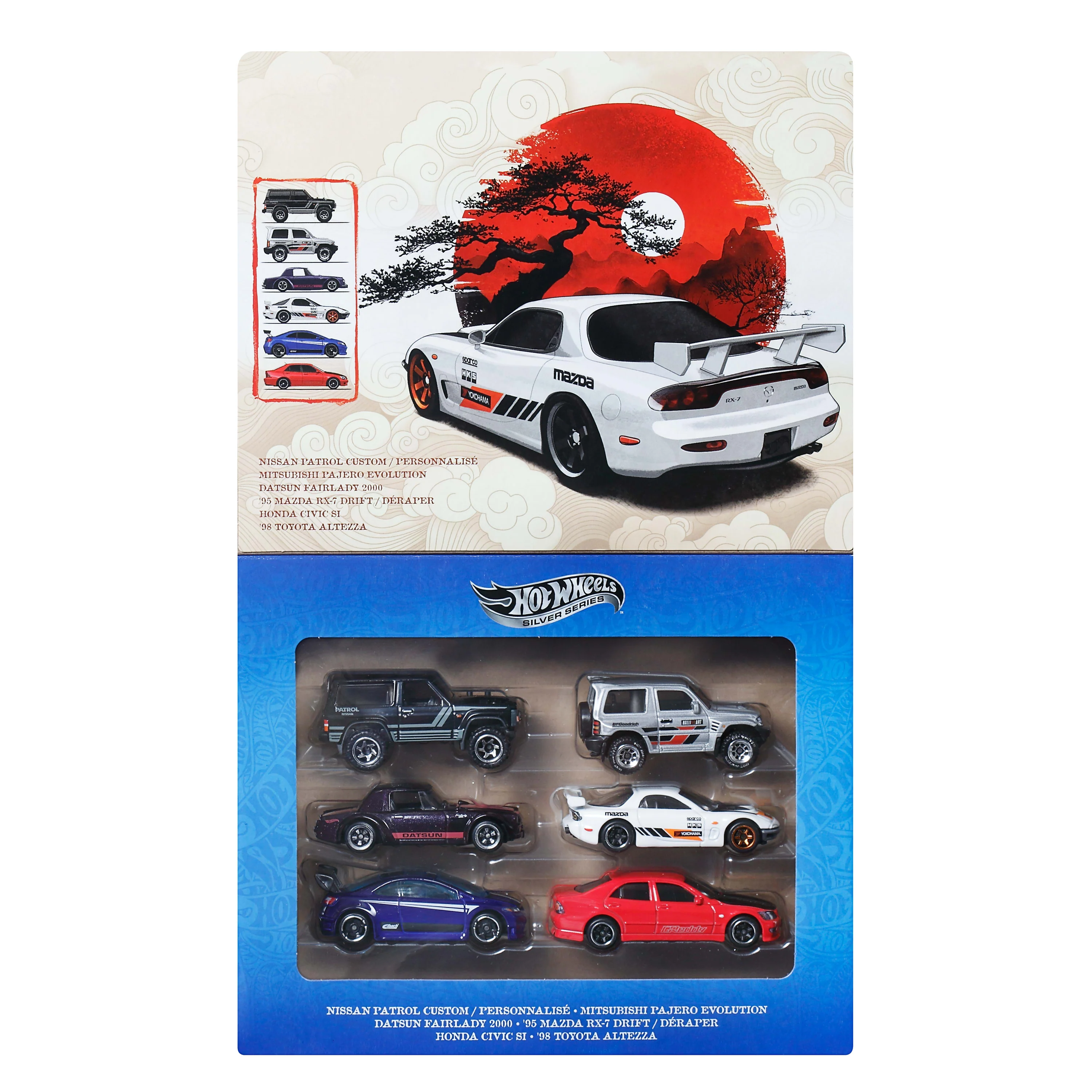 Hot Wheels Collector Vehículo de Colección Paquete Calles de Japón de 6 Autos - Image 7