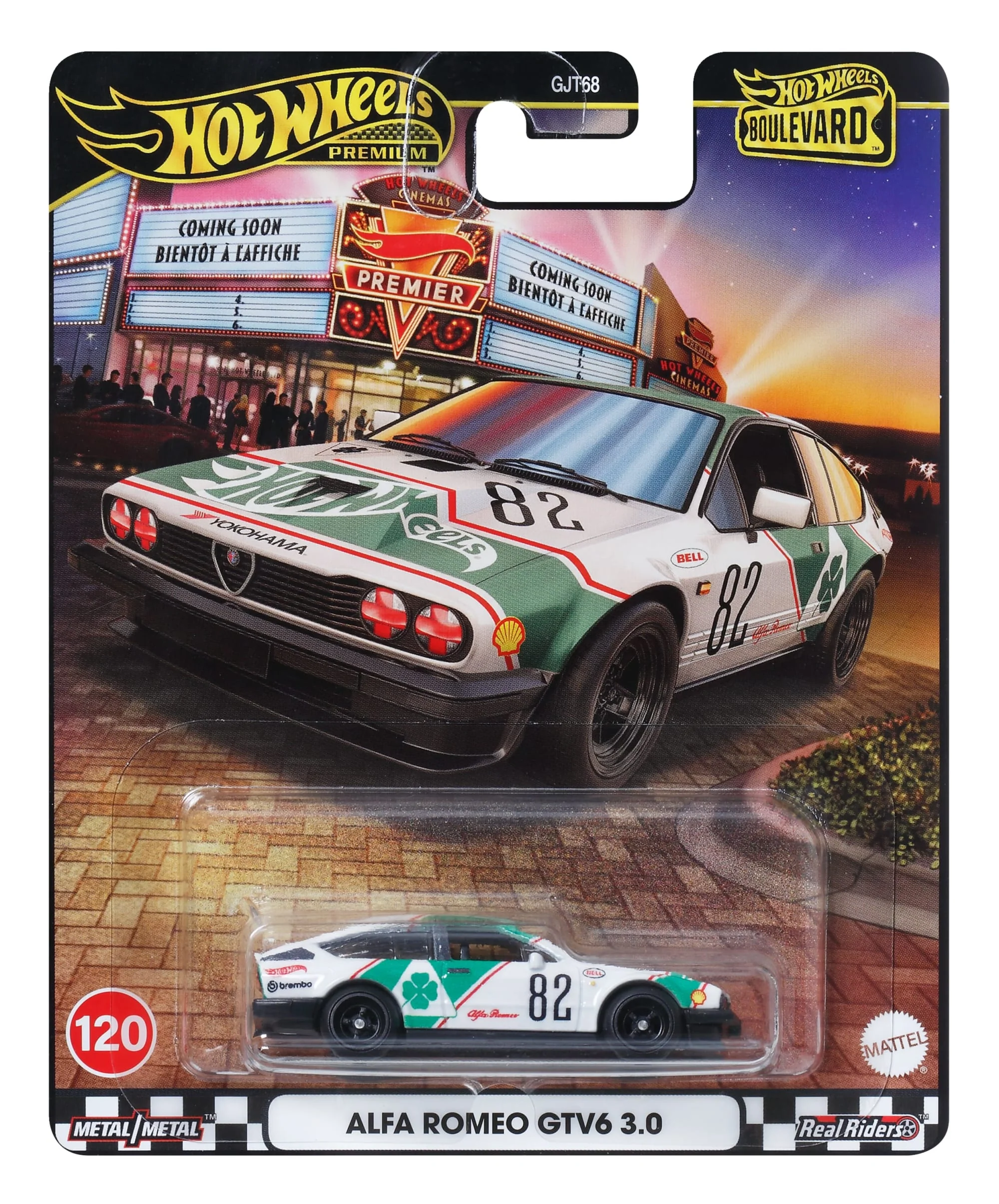 Hot Wheels Collector Veículo de Brinquedo Alfa Romeo GTV6 3.0 - Image 6