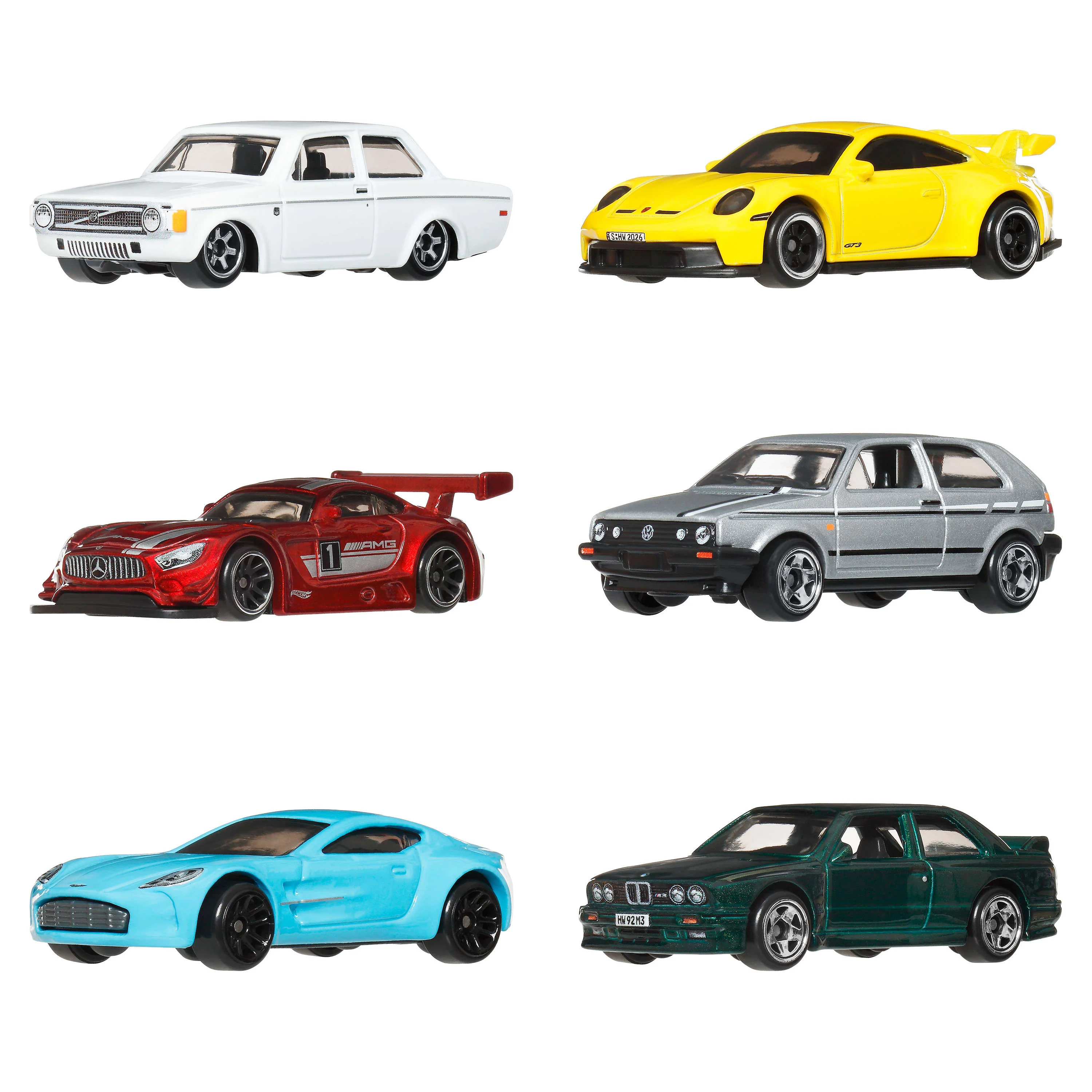 Hot Wheels Collector Veículo de Brinquedo Pacote Pemium Euro Style com 6 Carros - Image 2