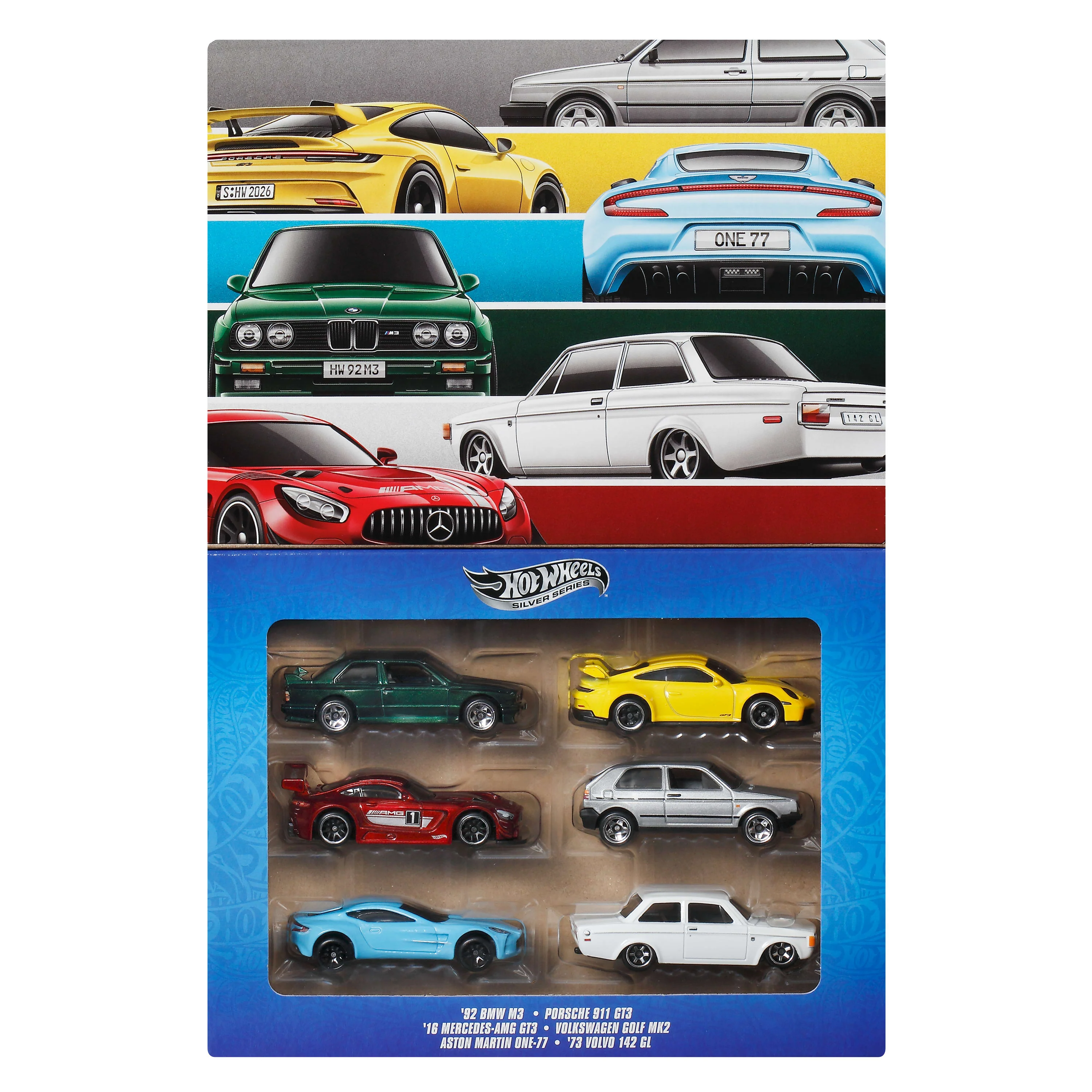 Hot Wheels Collector Veículo de Brinquedo Pacote Pemium Euro Style com 6 Carros - Image 6