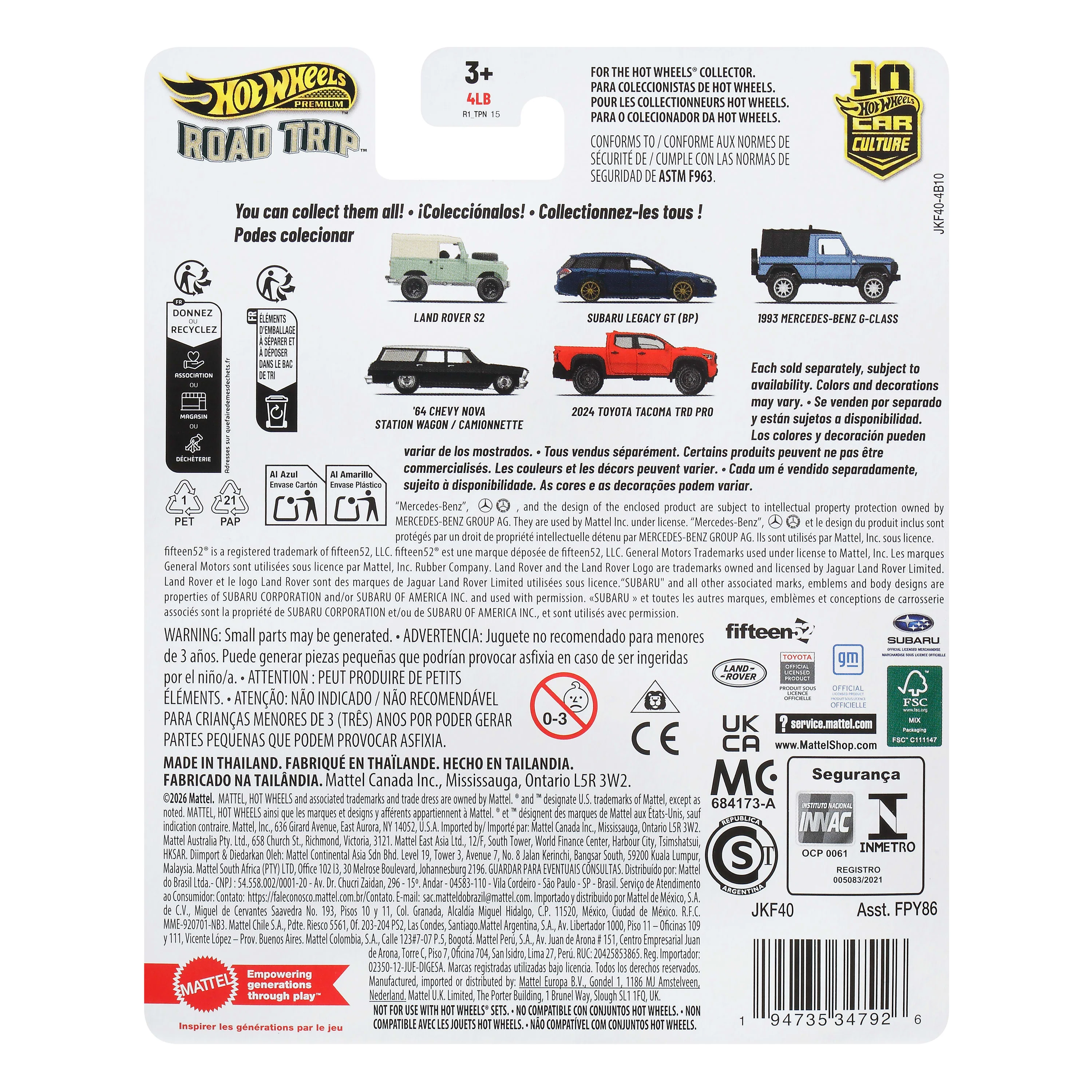 Hot Wheels Collector Veículo de Coleção Carro Cultura Automotiva 2024 Toyota Tacoma - Image 2