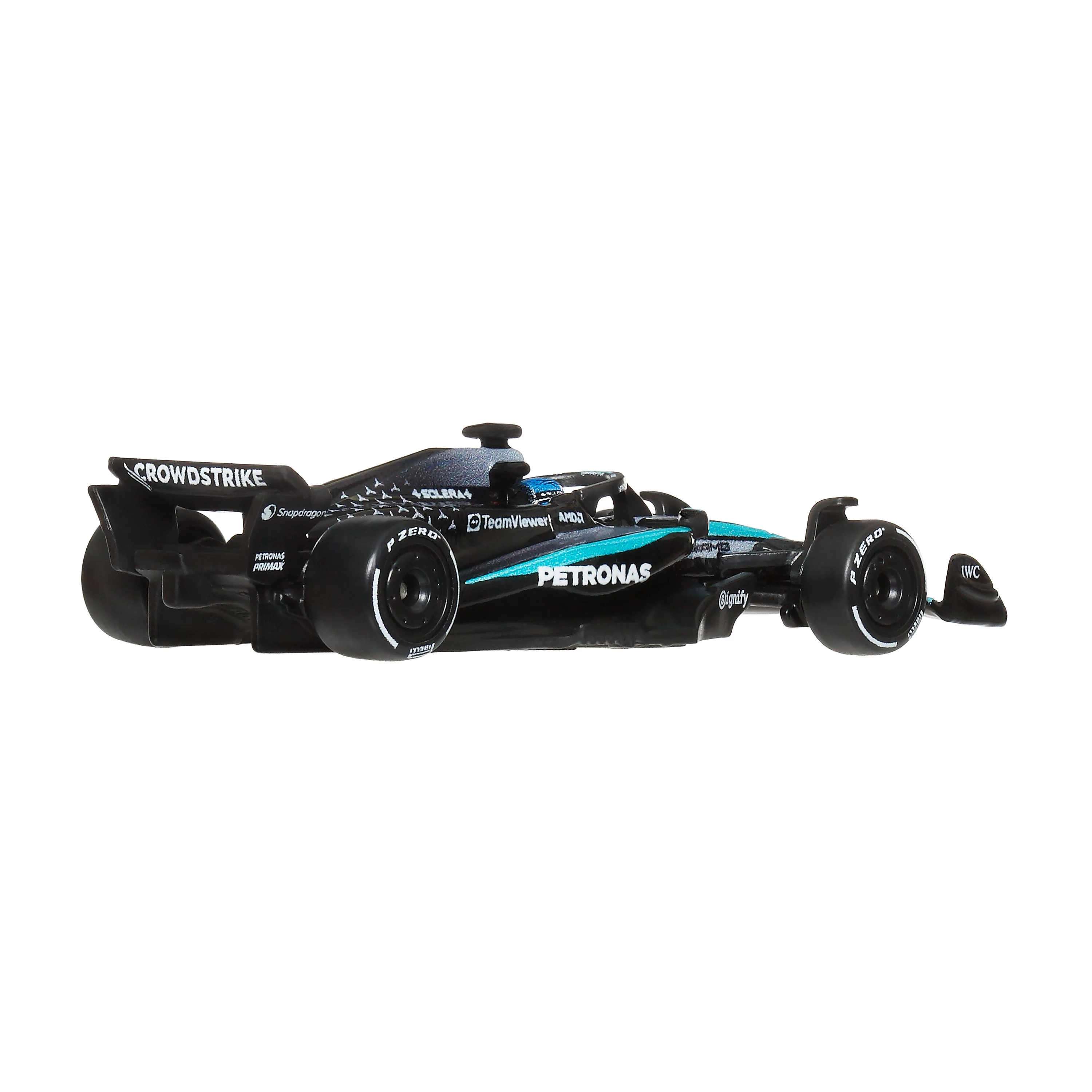 Hot Wheels Collector Veículo de Coleção Equipe Mercedes-AMG PETRONAS Formula 1 George Russell - Image 6