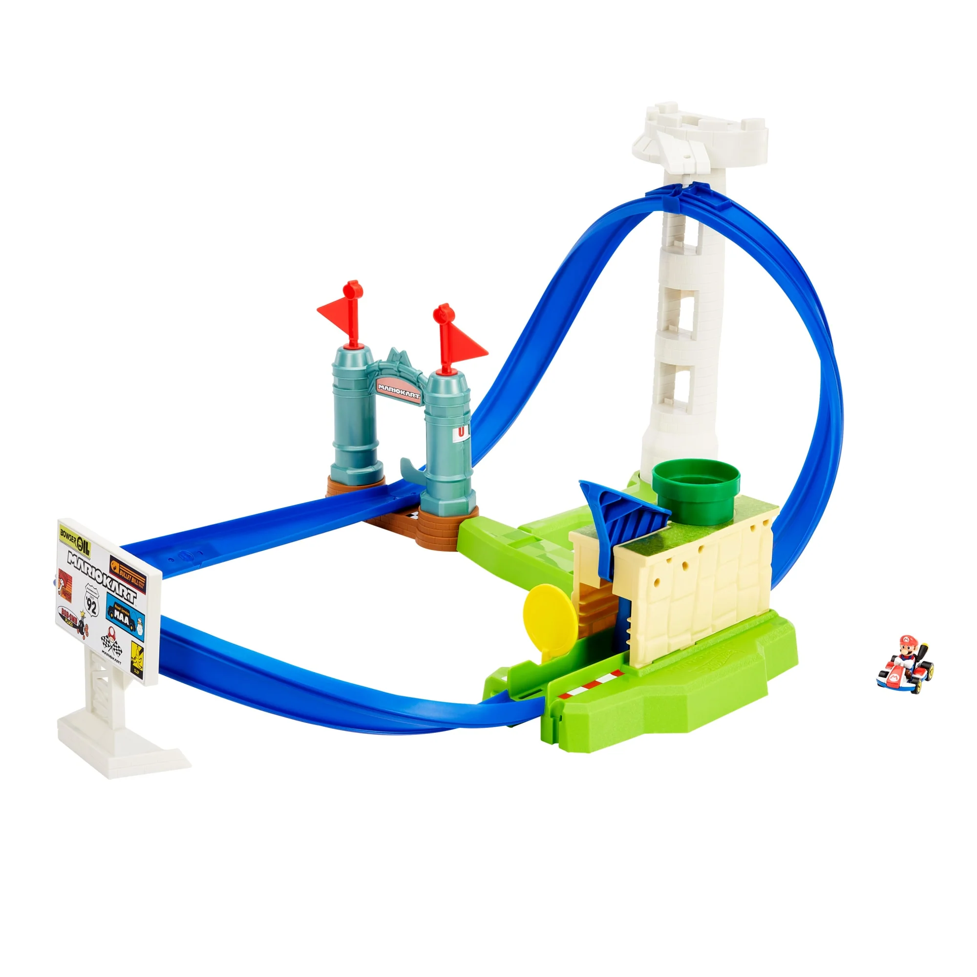 Hot Wheels®-Mario Kart-Circuit Lanceur, Avec Véhicule Mario Kart