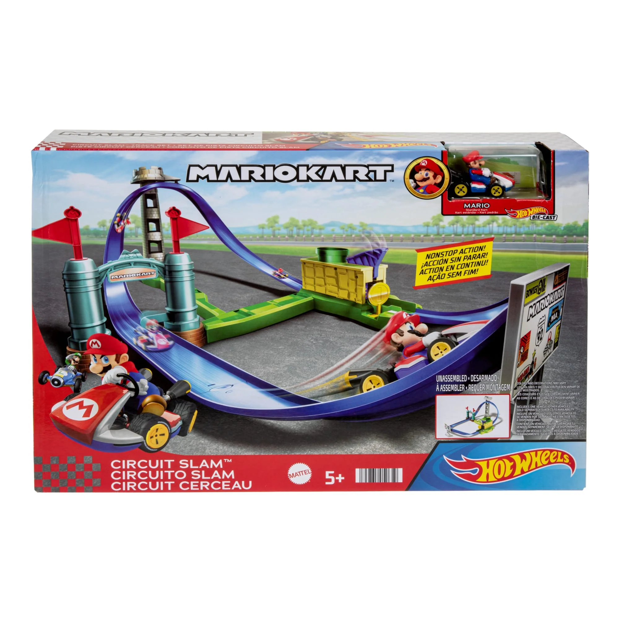 Hot Wheels®-Mario Kart-Circuit Lanceur, Avec Véhicule Mario Kart - Image 6