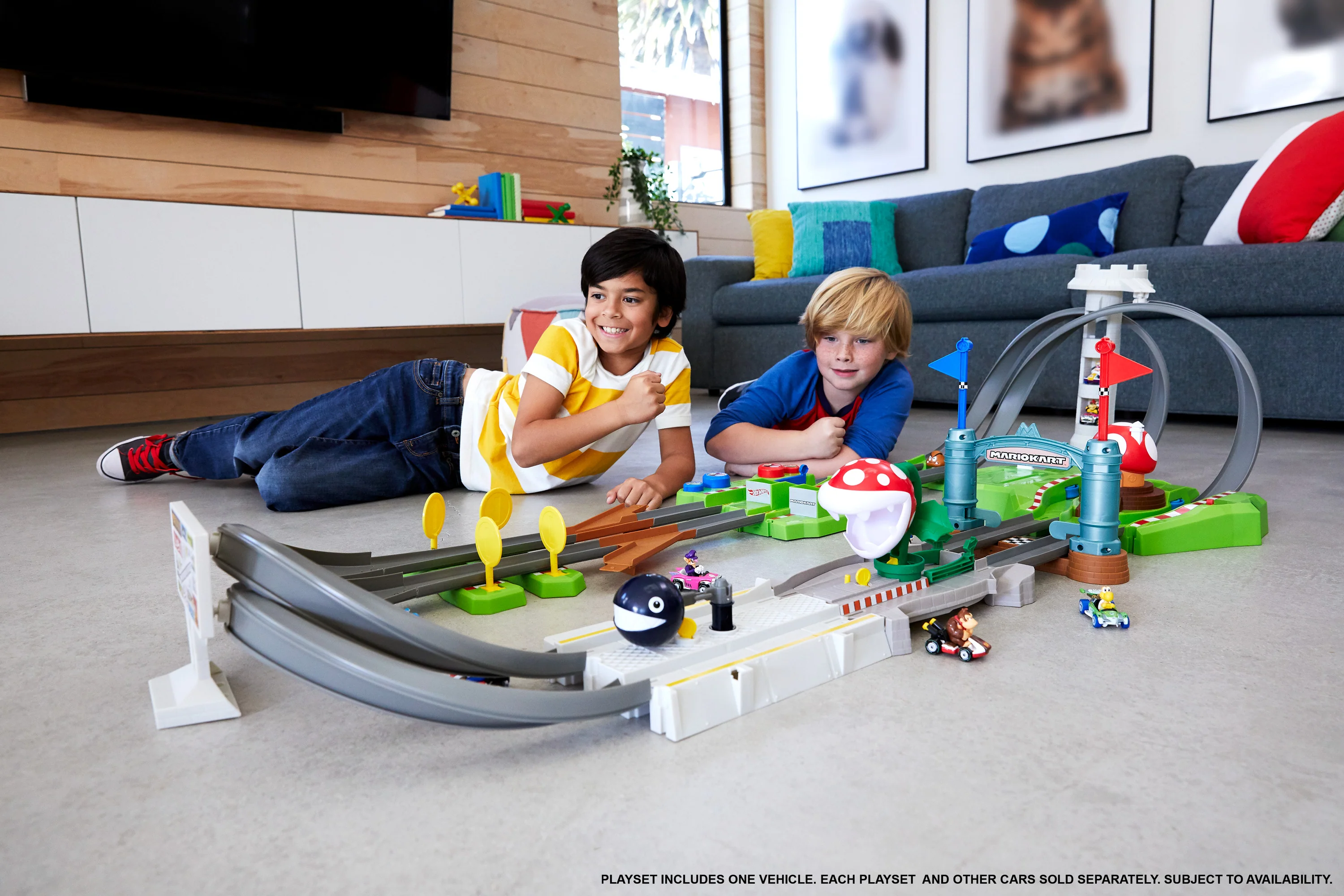 Hot Wheels Mario Kart Pista de Brinquedo Circuito de corrida - Image 2