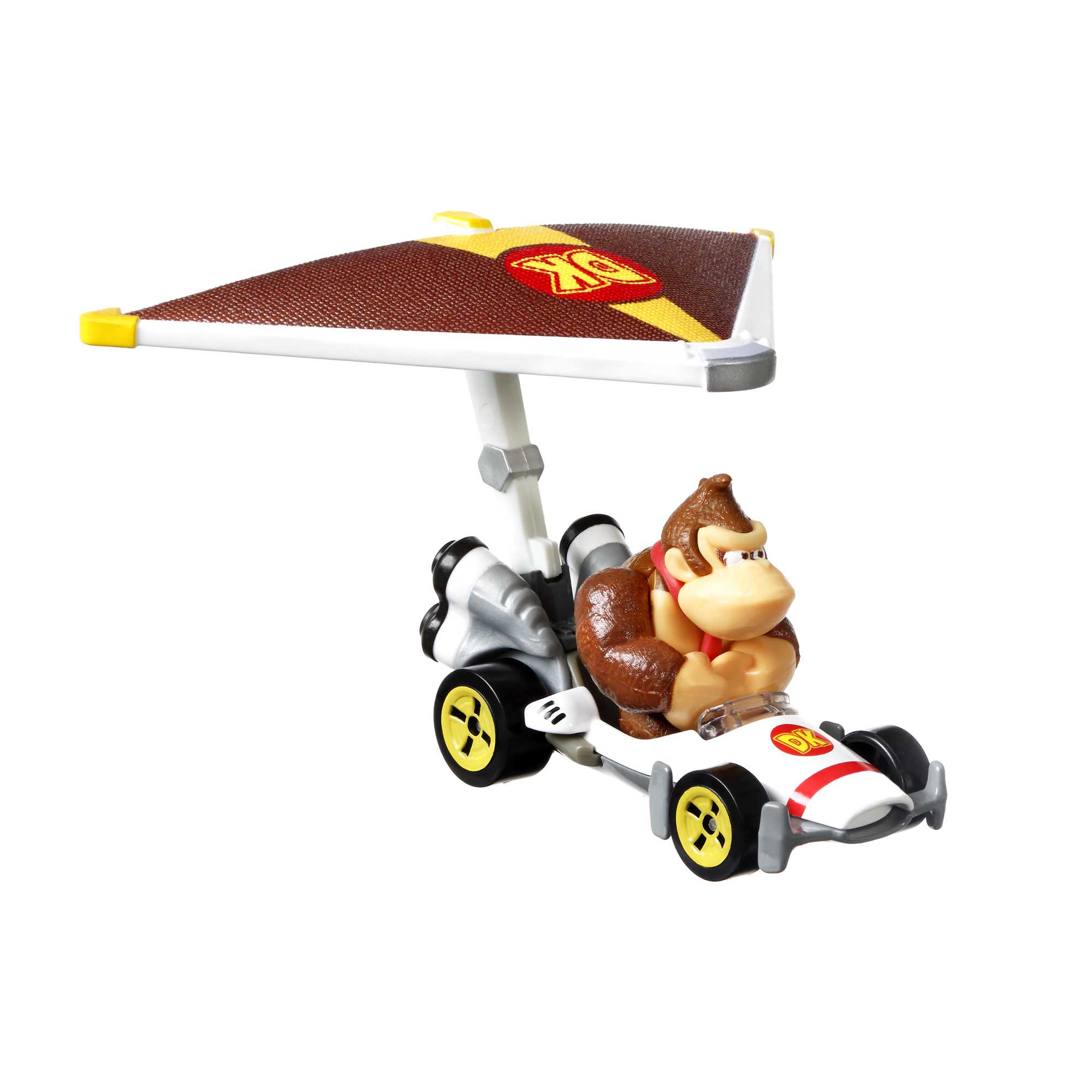 Hot Wheels Mario Kart Vehículo de Juguete Donkey Kong B-Dasher con Super Glider - Image 2