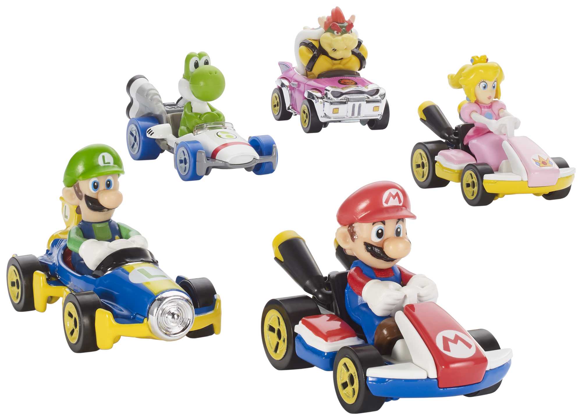 Hot Wheels Mario Kart Veículo de Brinquedo Kart Padrão Mario - Image 5