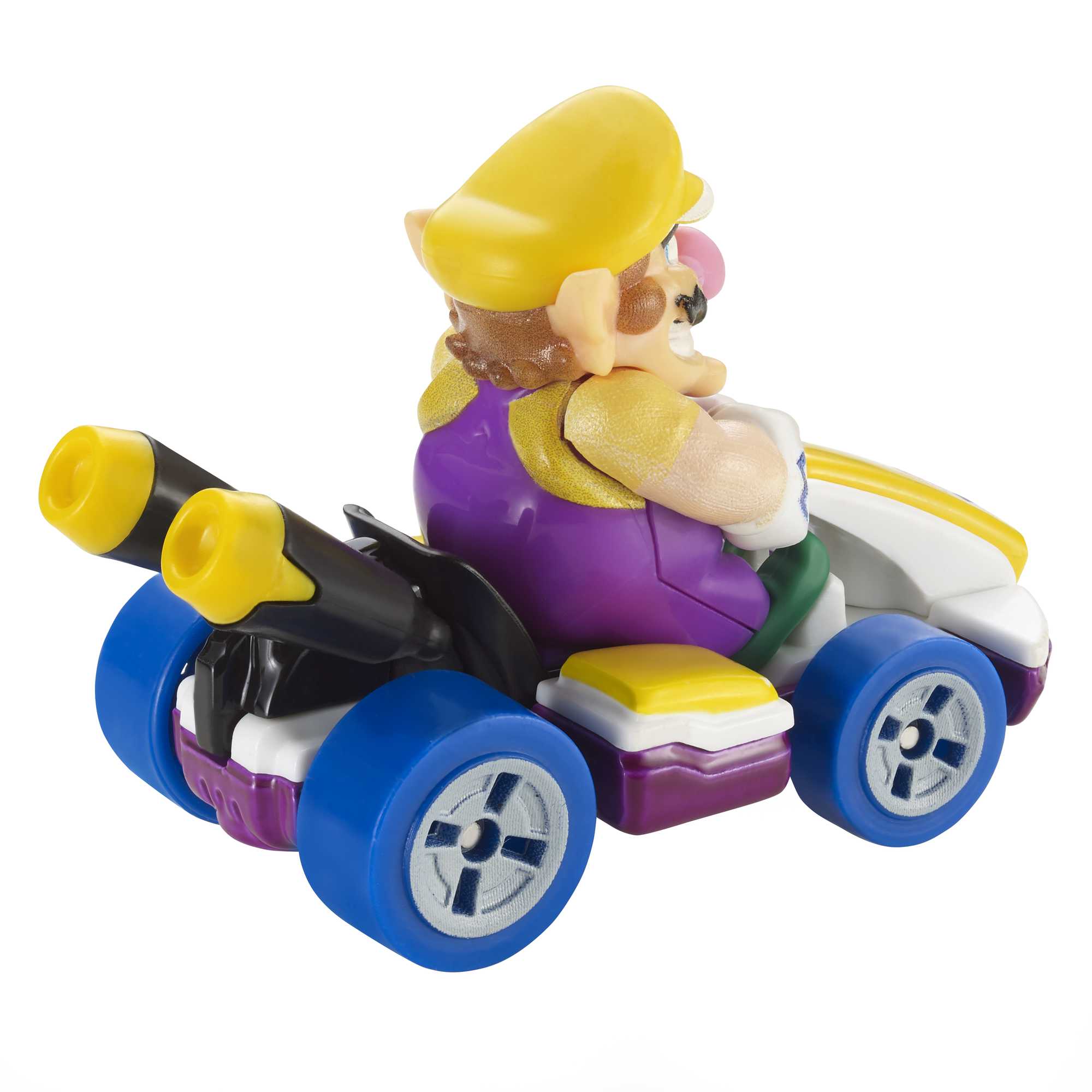 Hot Wheels Mario Kart Veículo de Brinquedo Kart Padrão Wario - Image 4