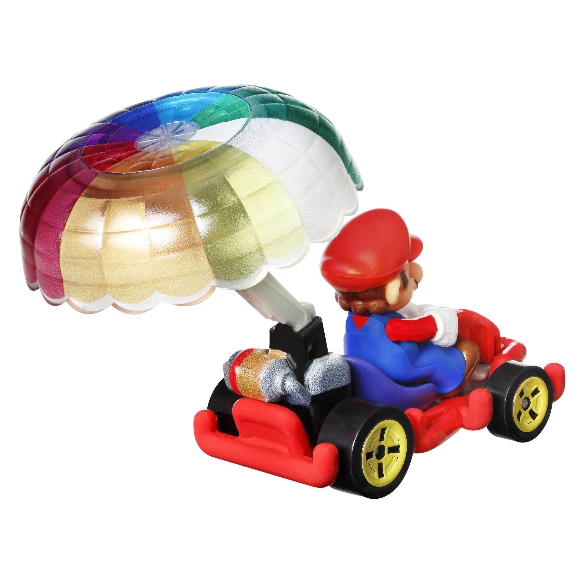 Hot Wheels Mario Kart Veículo de Brinquedo Mário Pipe Frame com Paraquedas - Image 4
