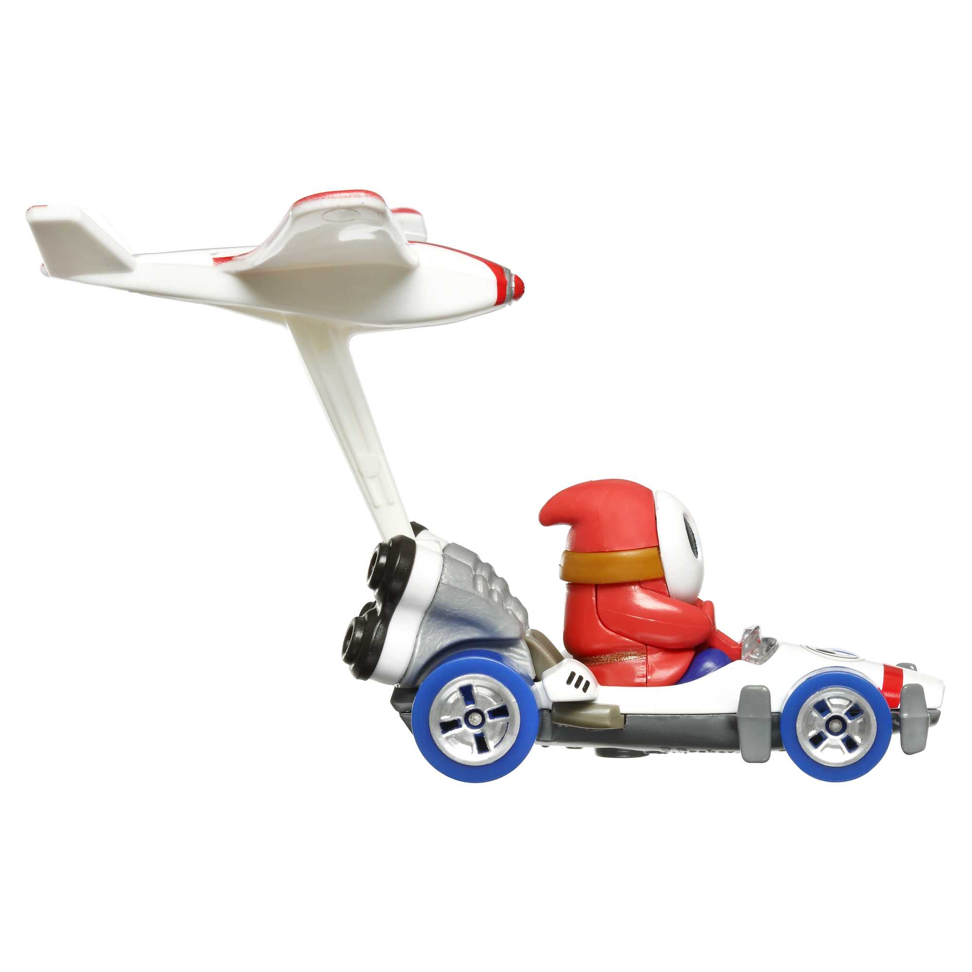 Hot Wheels Mario Kart Veículo de Brinquedo Shy Guy B Dasher com Plane Glider - Image 4