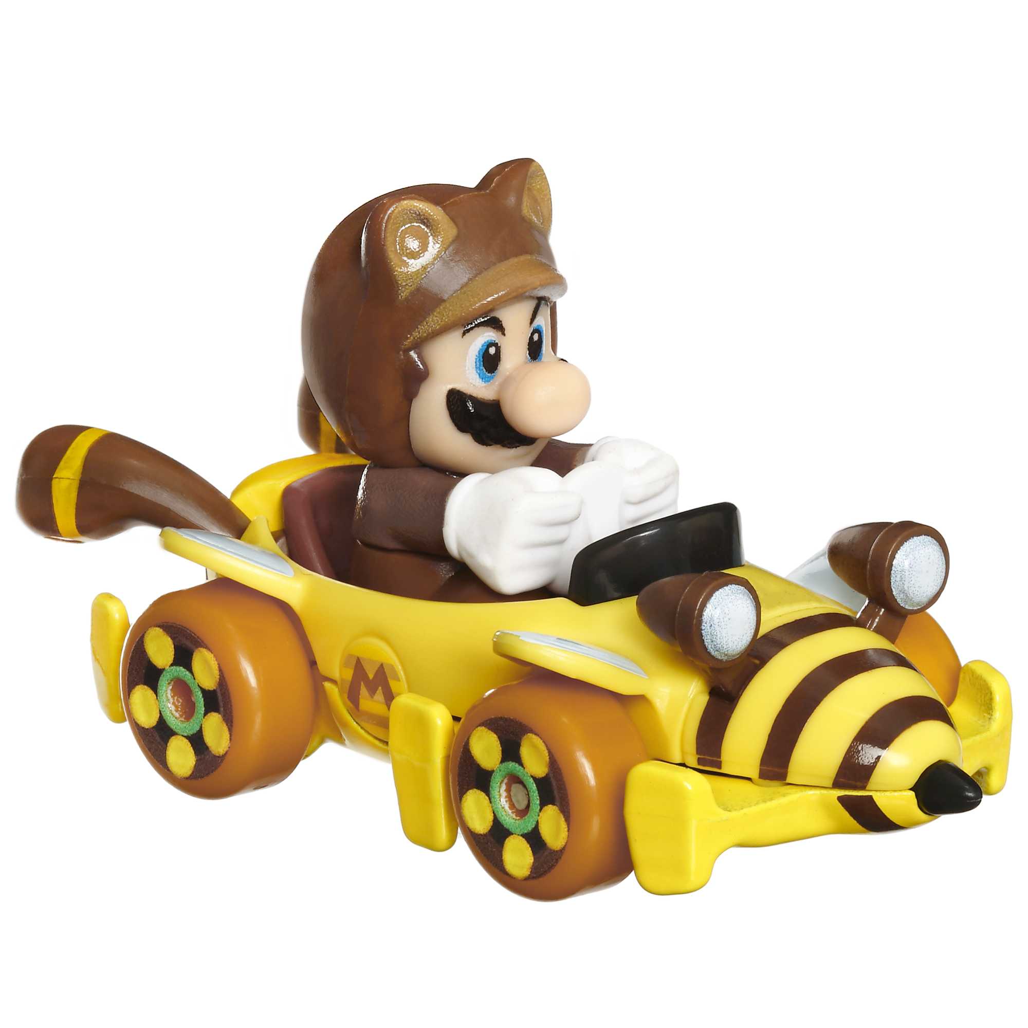 Hot Wheels Mario Kart Veículo de Brinquedo Tanooki Mario Bumble V - Image 2