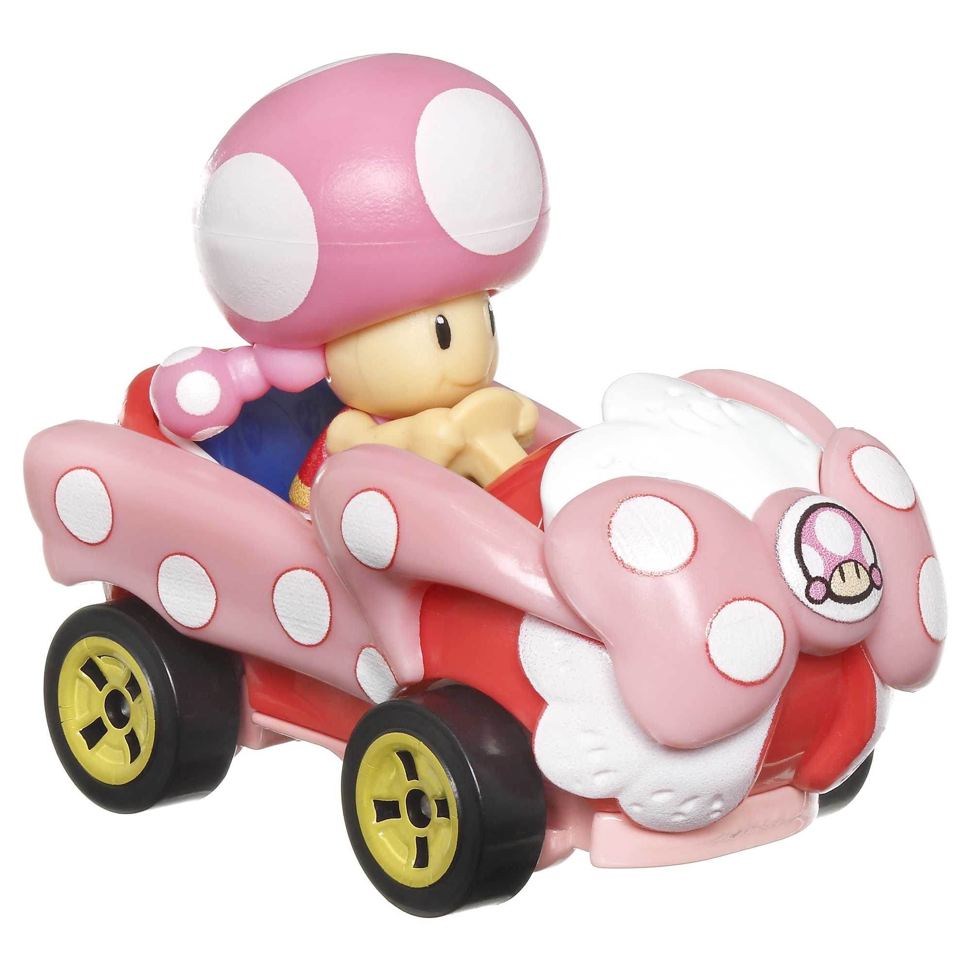 Hot Wheels Mario Kart Veículo de Brinquedo Toadette Birthday Girl - Image 3
