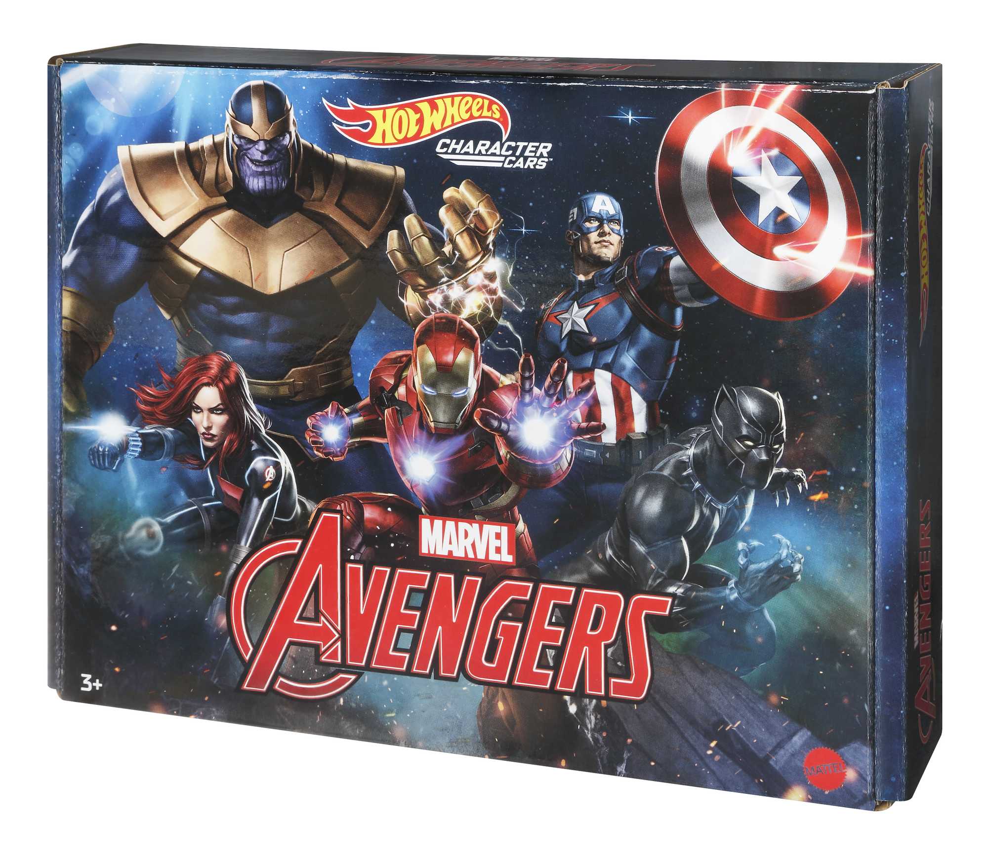 HW  Marvel Avengers  Véh. Inspirés de Personnages  Coffret de 5