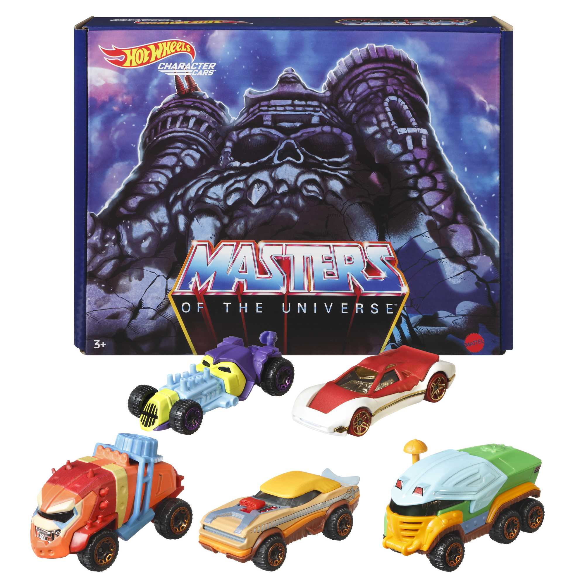 Hot Wheels Masters Of the Universe Coffret de 5 Véhicules, 1:64