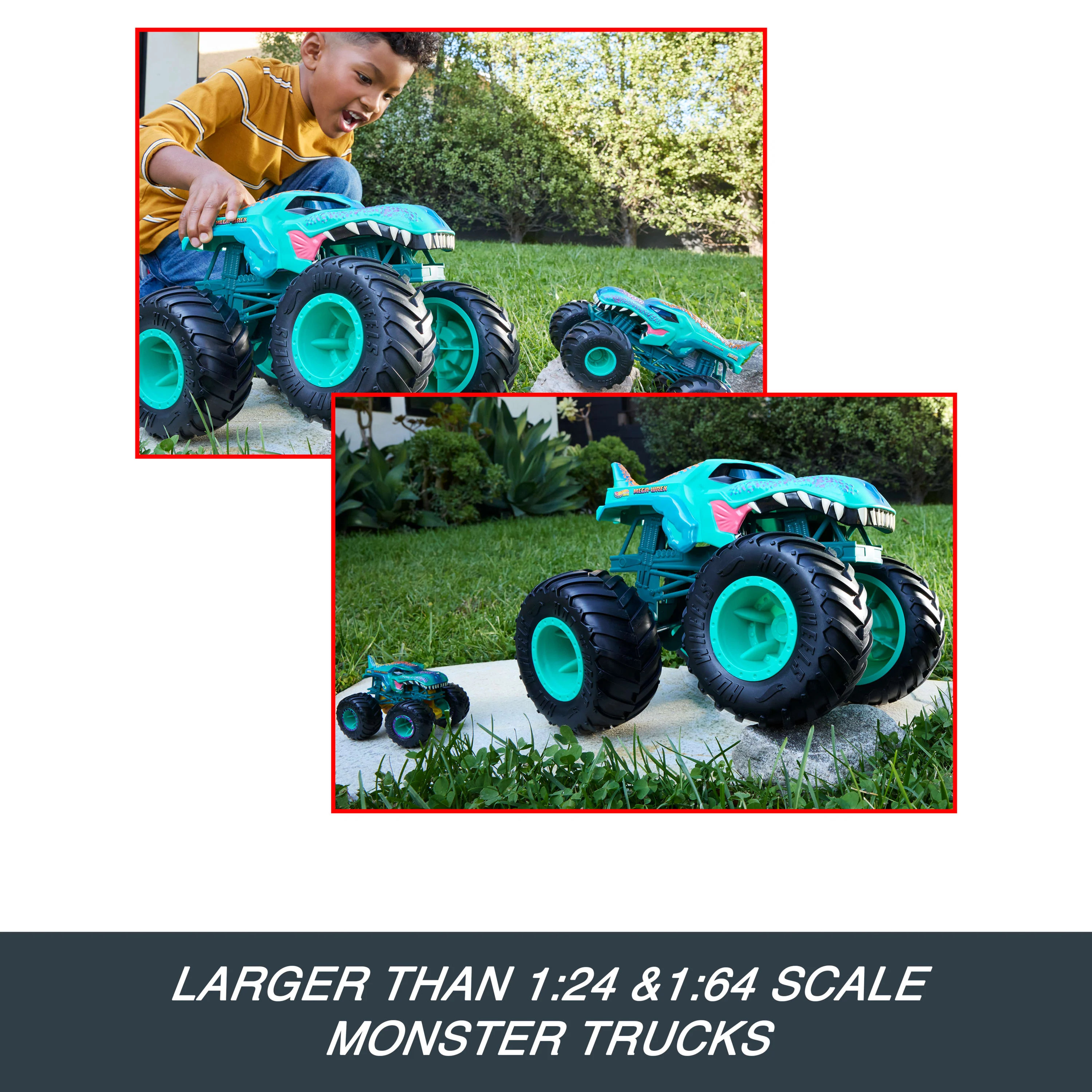 Hot Wheels Monster Trucks Colossal Toy Truck, Massive Character Vehicle - Image 4