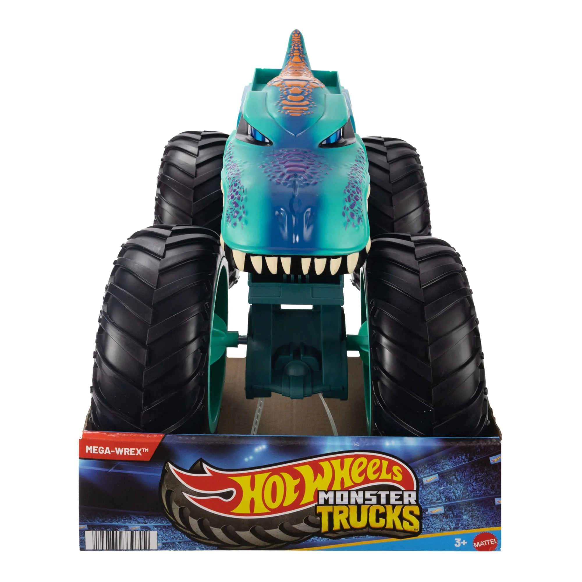 Hot Wheels-Monster Trucks Mega-Wrex Xxl-Avec Grandes Roues et Détails Brillants - Image 6