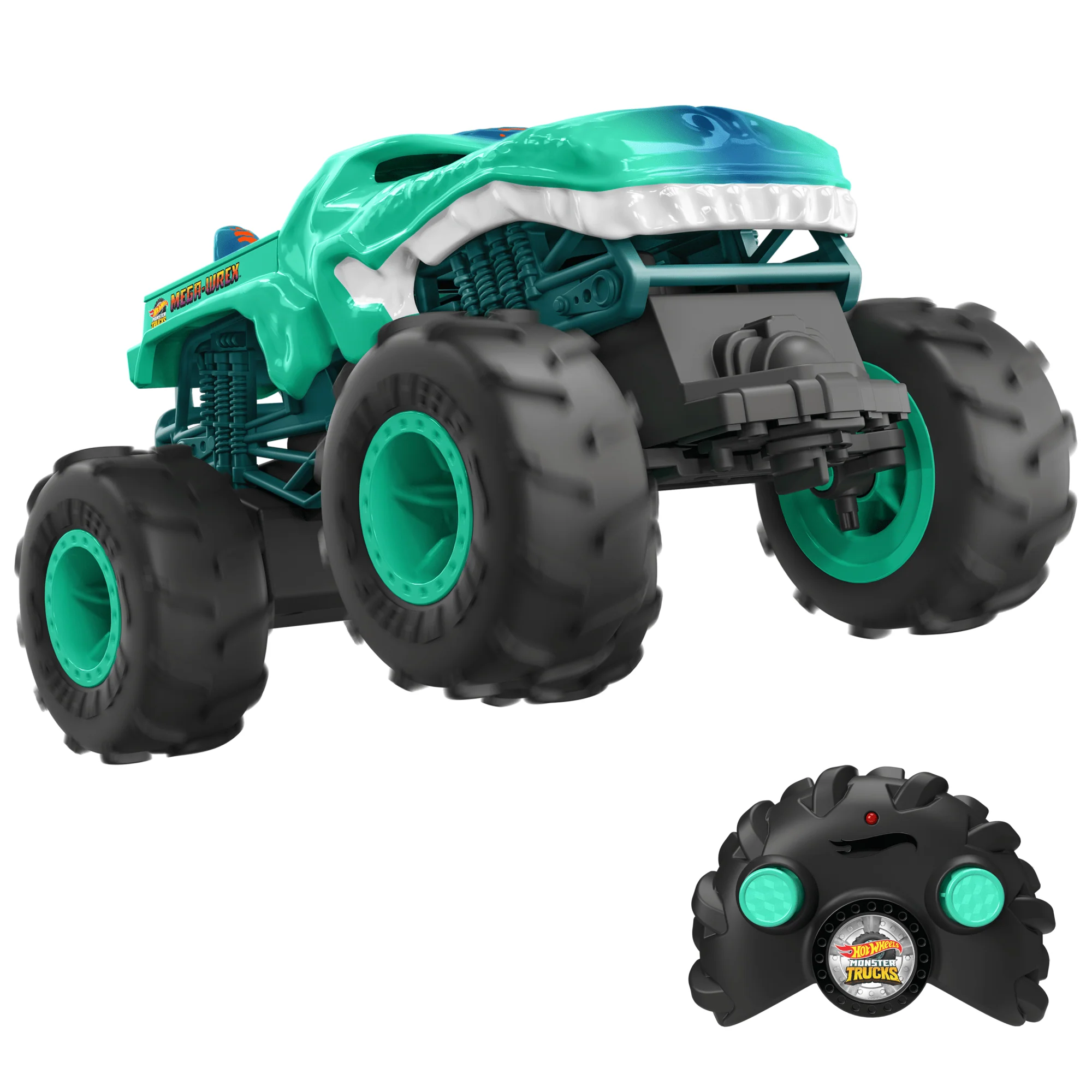 Hot Wheels Monster Trucks Vehículo a Control Remoto Mega Wrex Escala 1:24