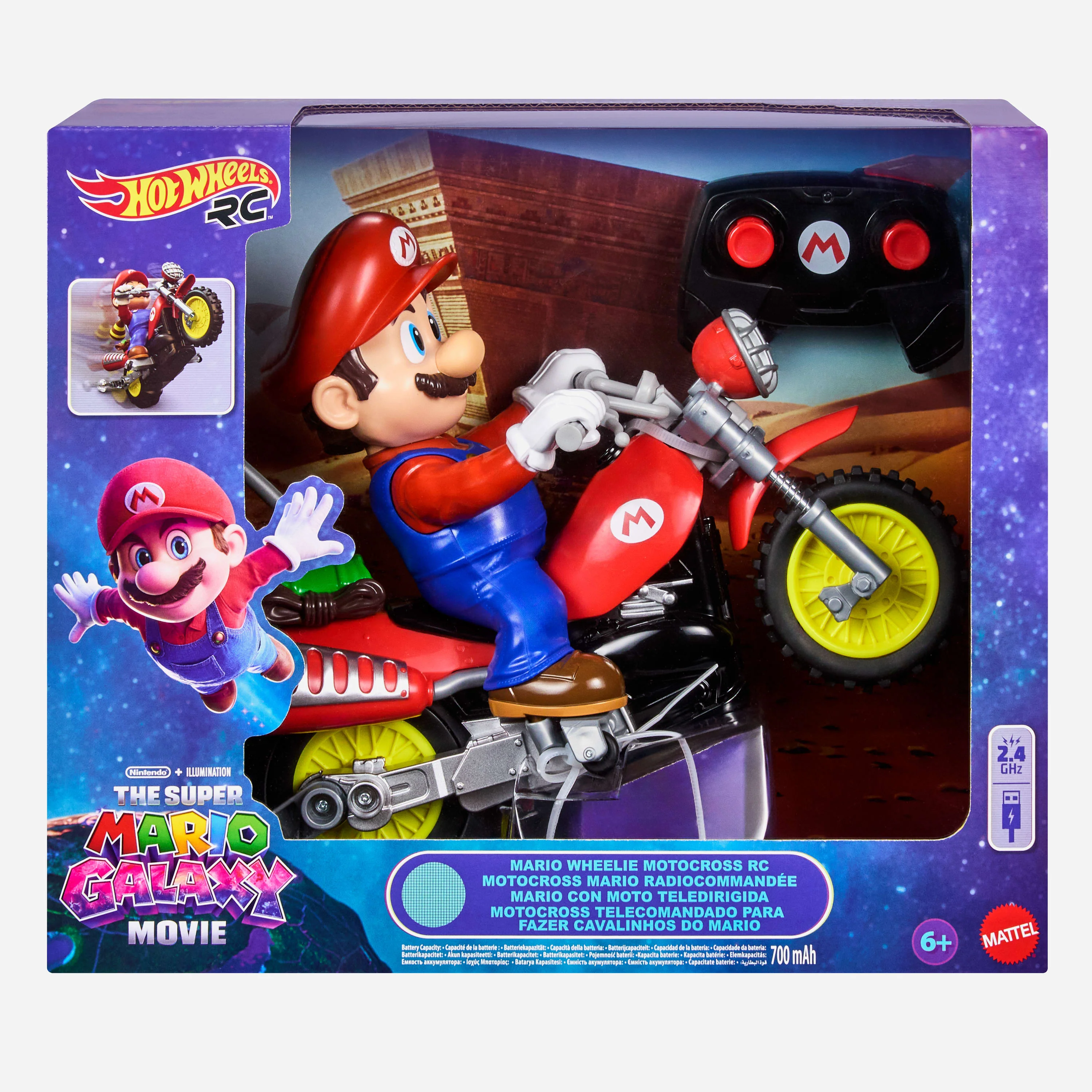 Hot Wheels-Motocross Mario Kart Télécommandée-Véhicule - Image 6