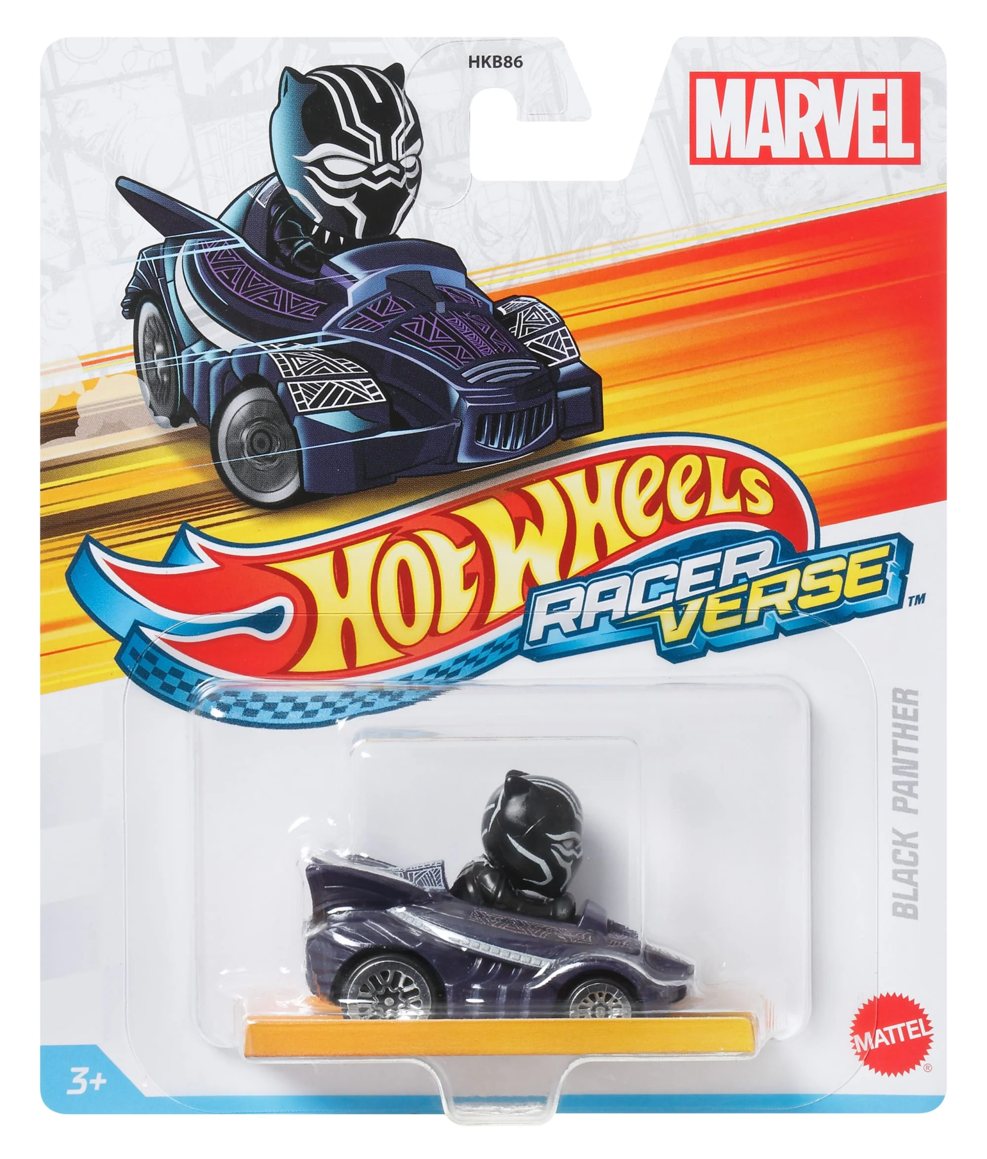 Hot Wheels RacerVerse Veículo de Brinquedo Black Panther no Jet - Image 5