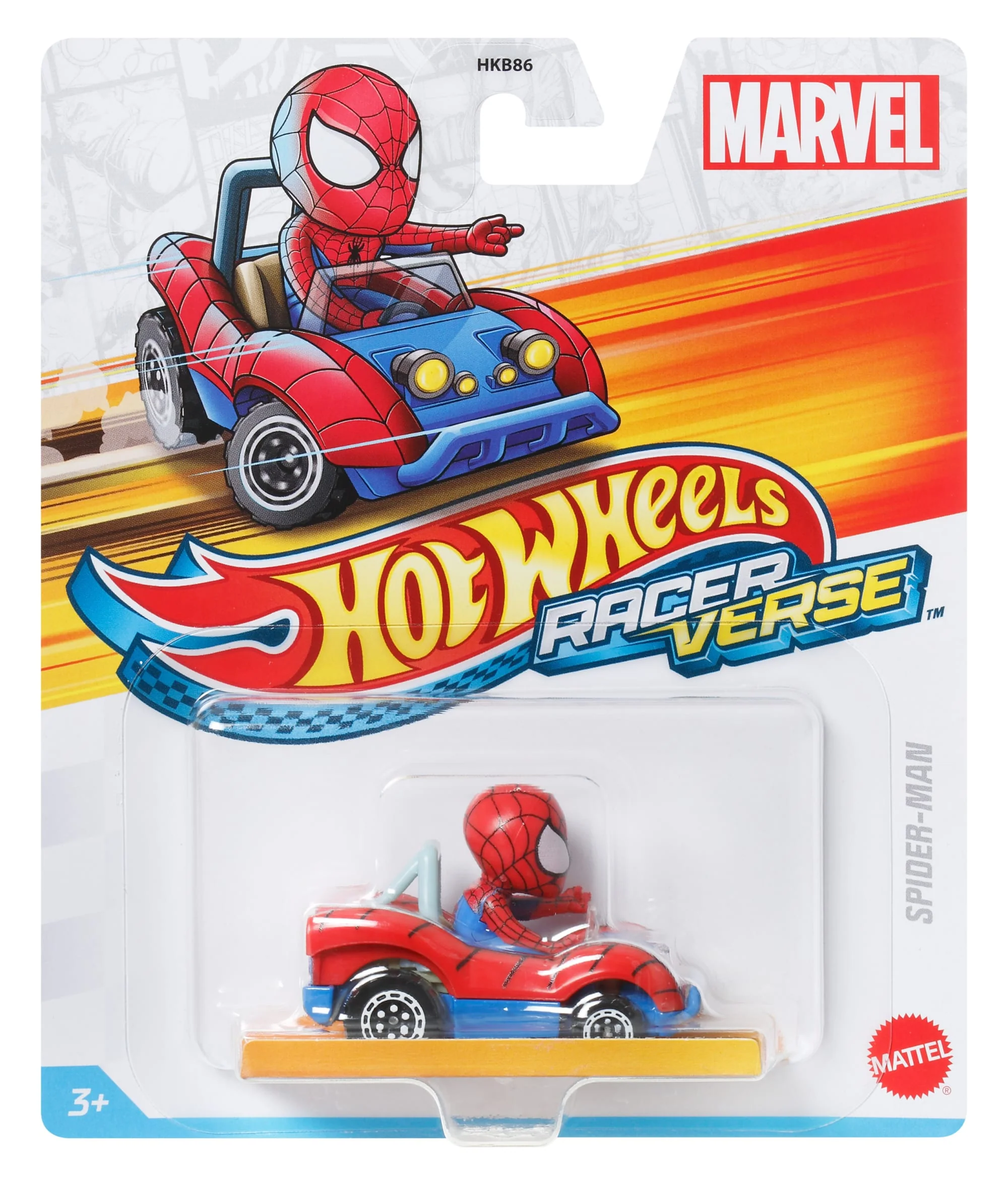 Hot Wheels RacerVerse Veículo de Brinquedo Spider-Man no Spider Buggy - Image 5
