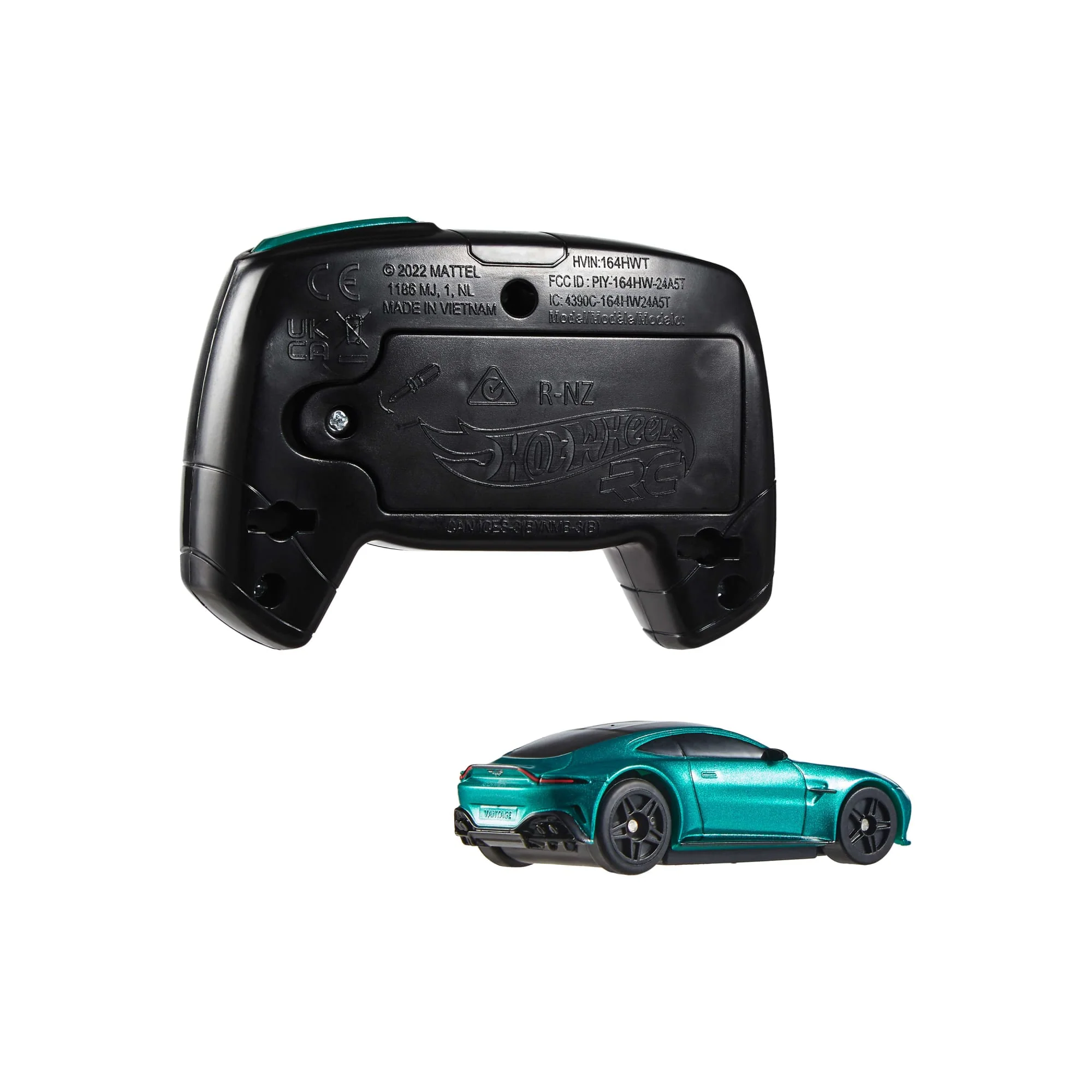 Hot Wheels RC 1:64 Scale Aston Martin Vantage Vehicle, Battery-Powered, Remote-Control Race Toy Car - Image 4