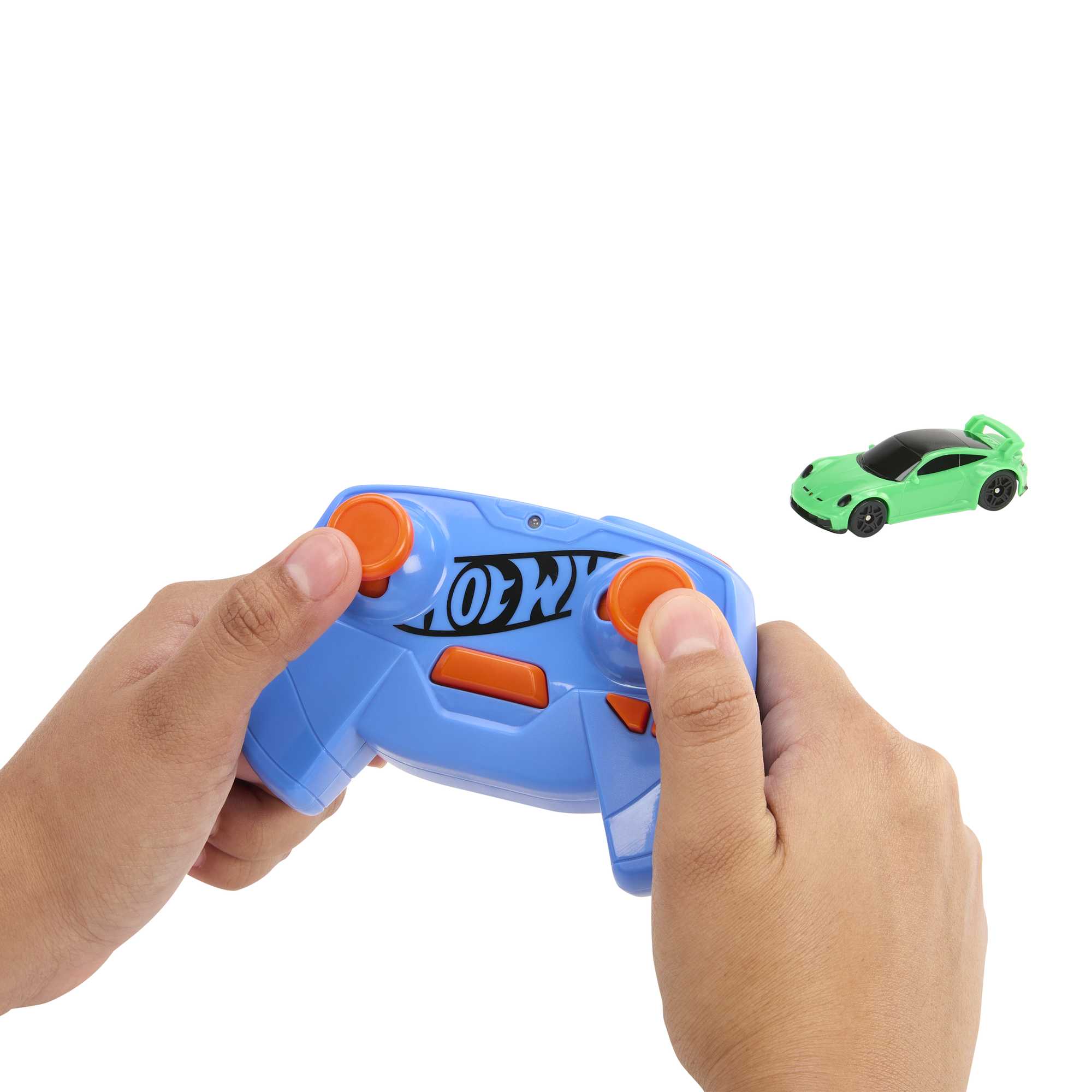 Hot Wheels RC Cars, Remote-Control Porsche 911 in 1:64 Scale - Image 4