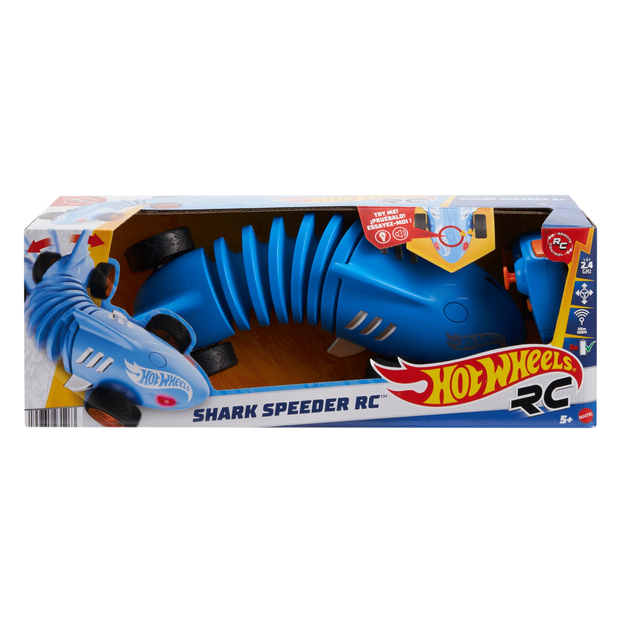 Hot Wheels  Rc  Échelle 1:15  Bolide Requin Téléguidé, à Piles - Image 6