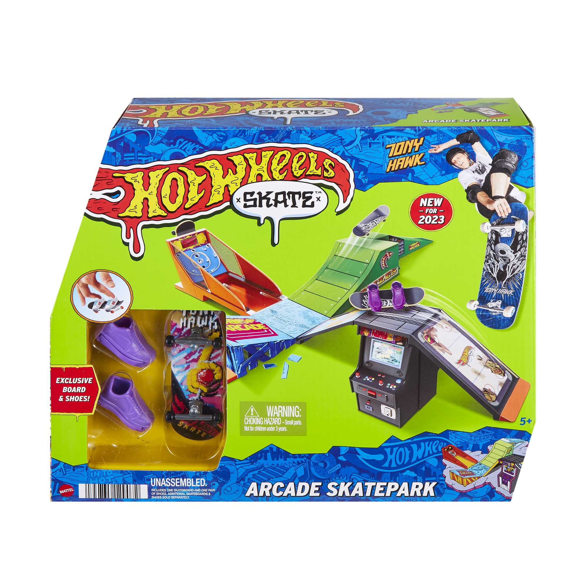 Hot Wheels Skate Pista de Brinquedo Set Arcade - Image 6