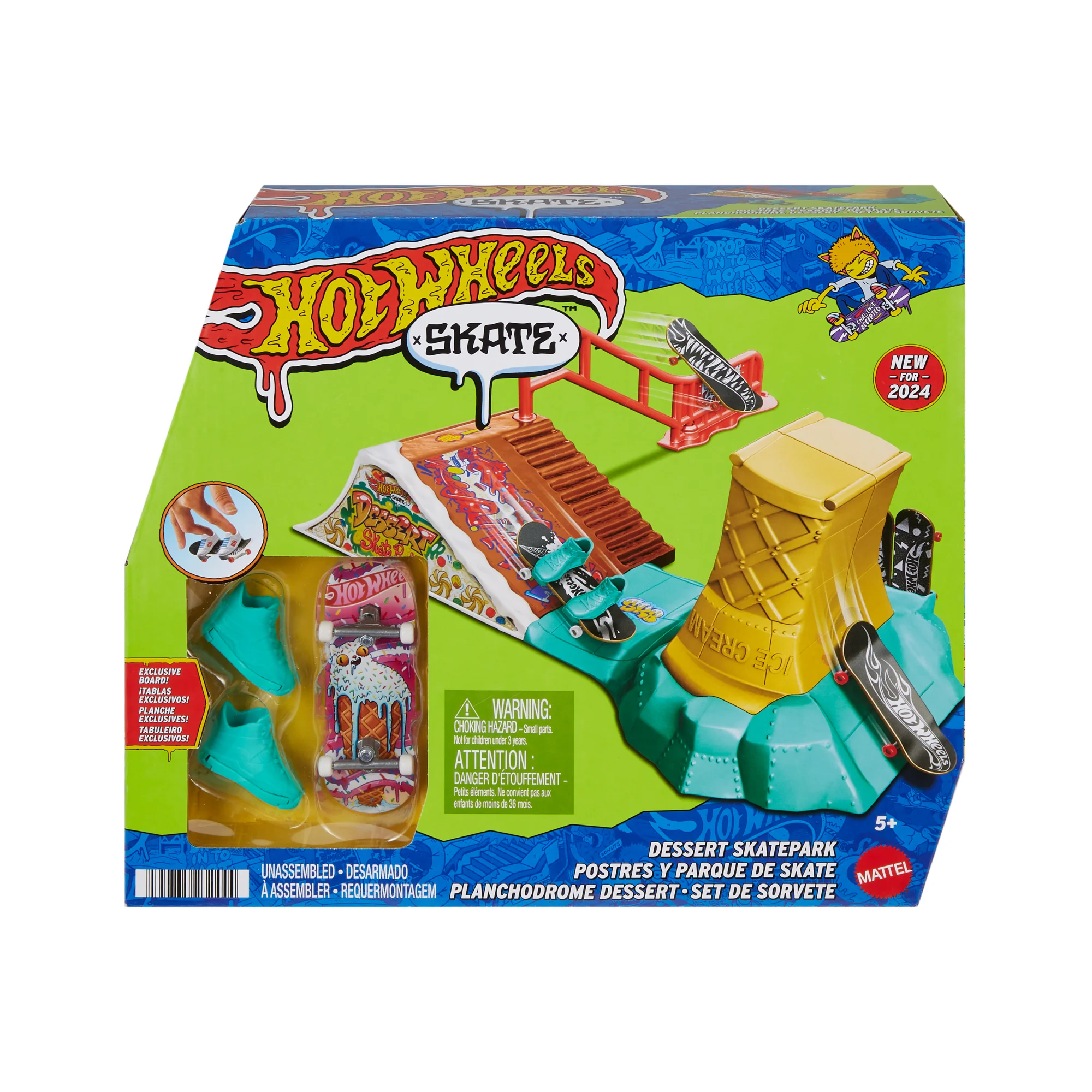 Hot Wheels Skate Pista de Brinquedo Set de Sorvete - Image 5