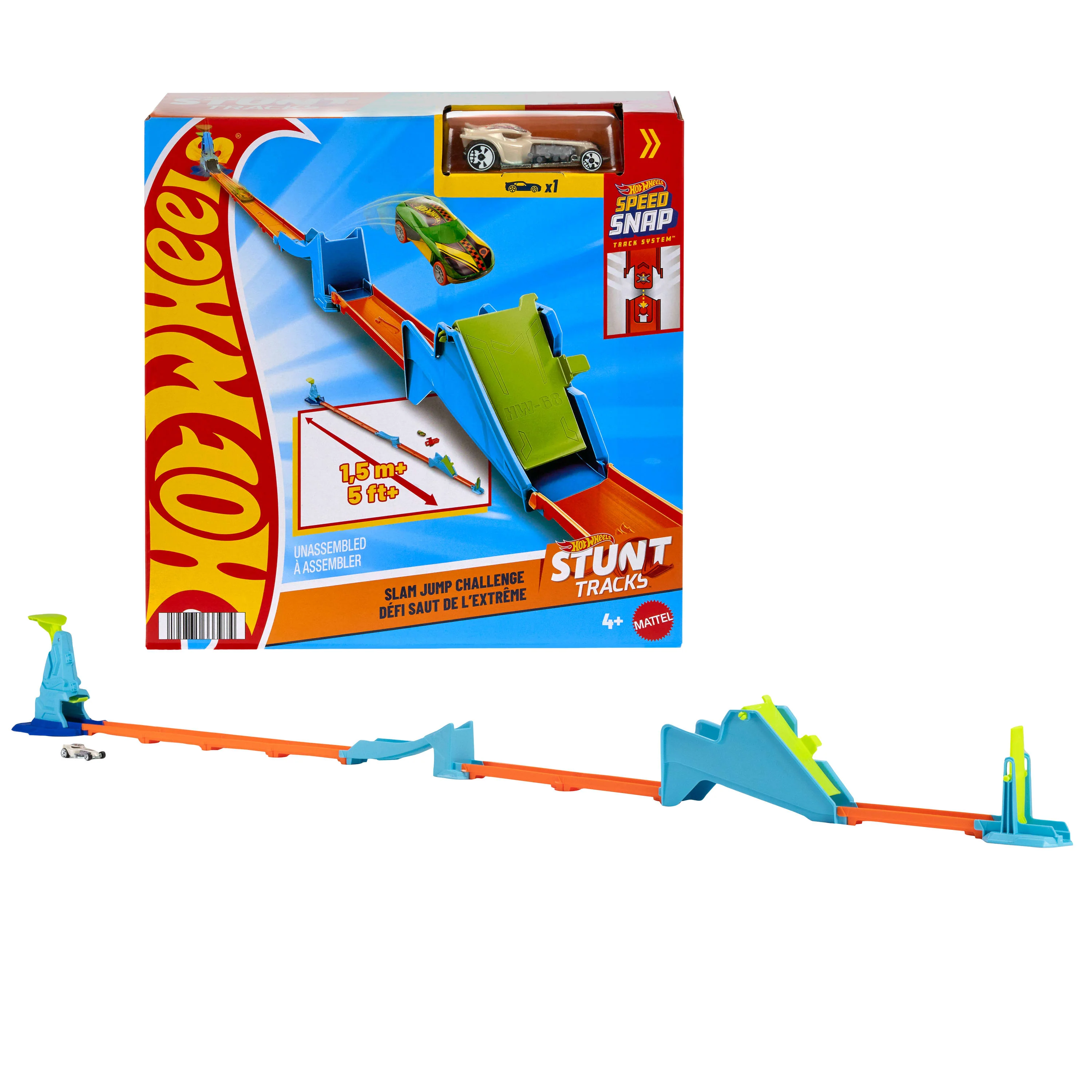Hot Wheels Stunt Pista de Juguete acrobacias sorpresa - Image 2